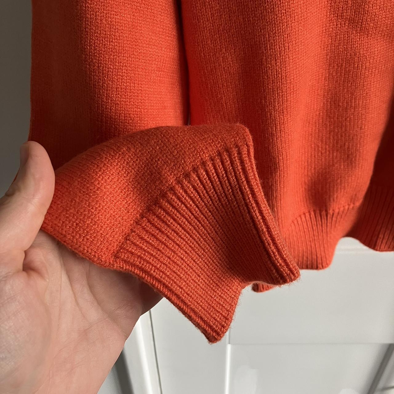 Zara orange polo cropped