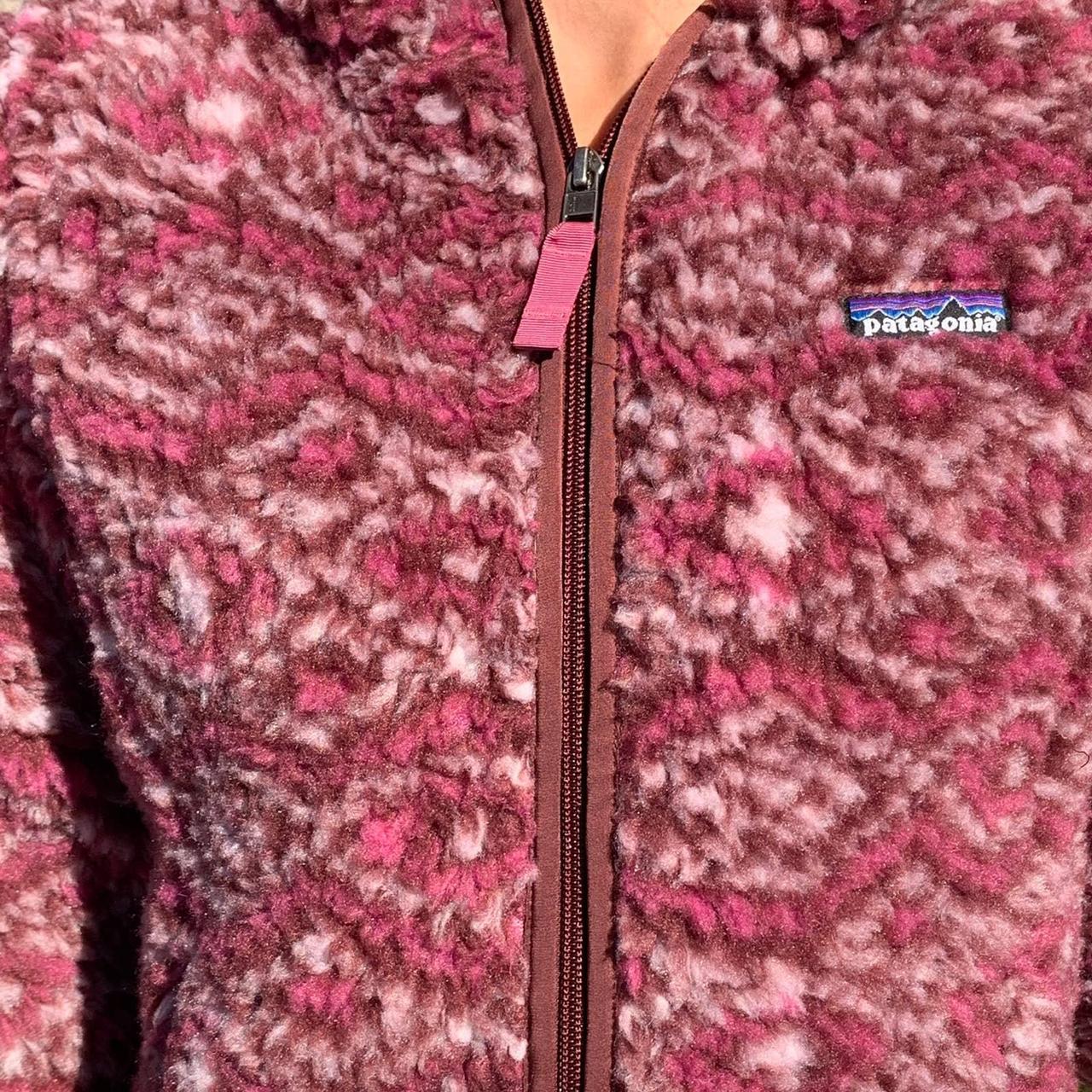 PATAGONIA retro x vintage deep pile sherpa hooded... Depop