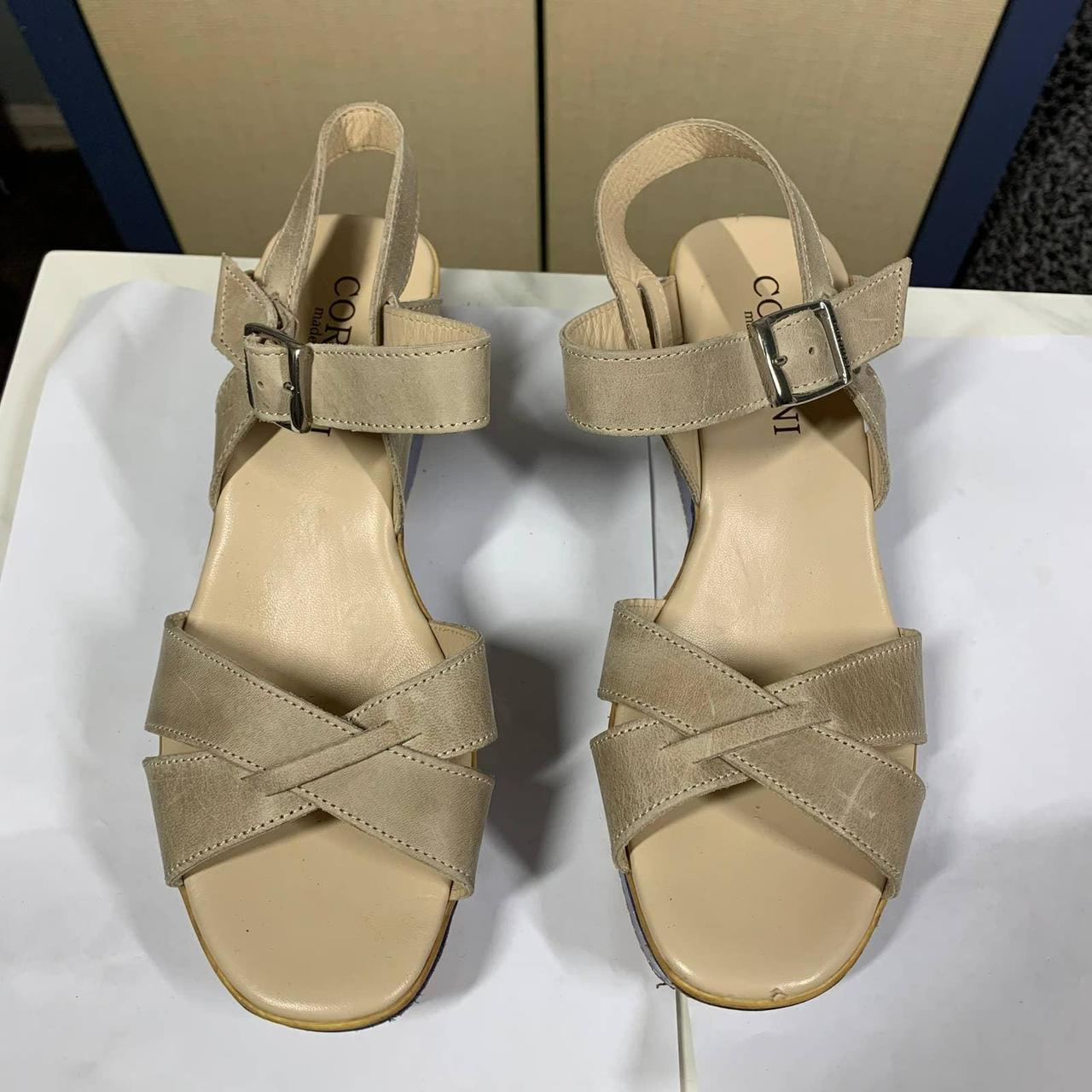 Cordani Made In Italy Genuine Leather Wedge Sandals Depop 2190