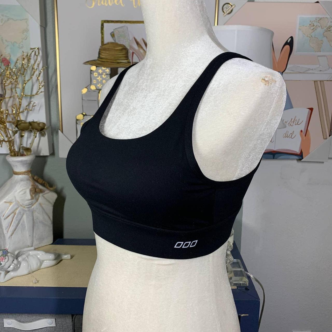 LORNA JANE padded workout sports bra black sz xs Sz... - Depop