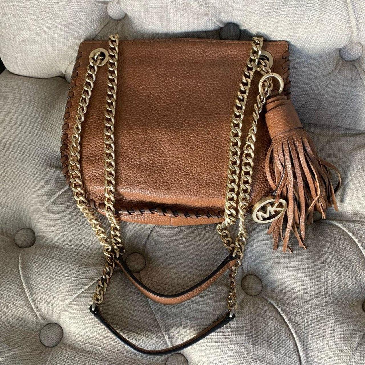 Michael kors bag with chain online strap