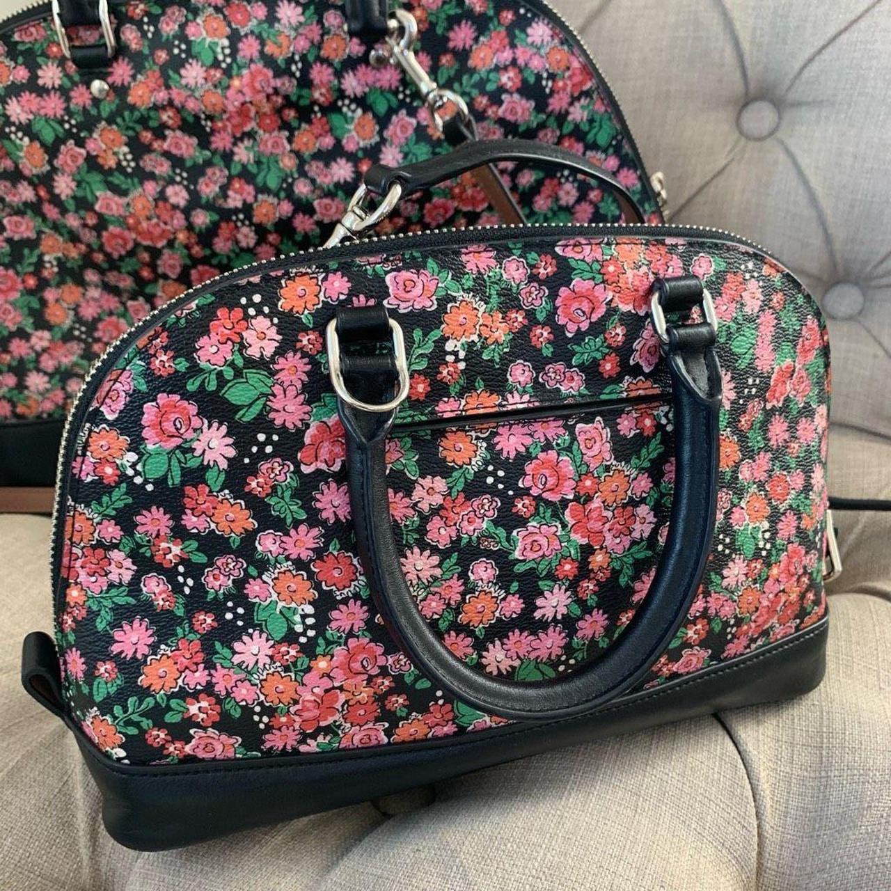 Coach Sierra on sale Satchel Crossbody handBag Floral F57622