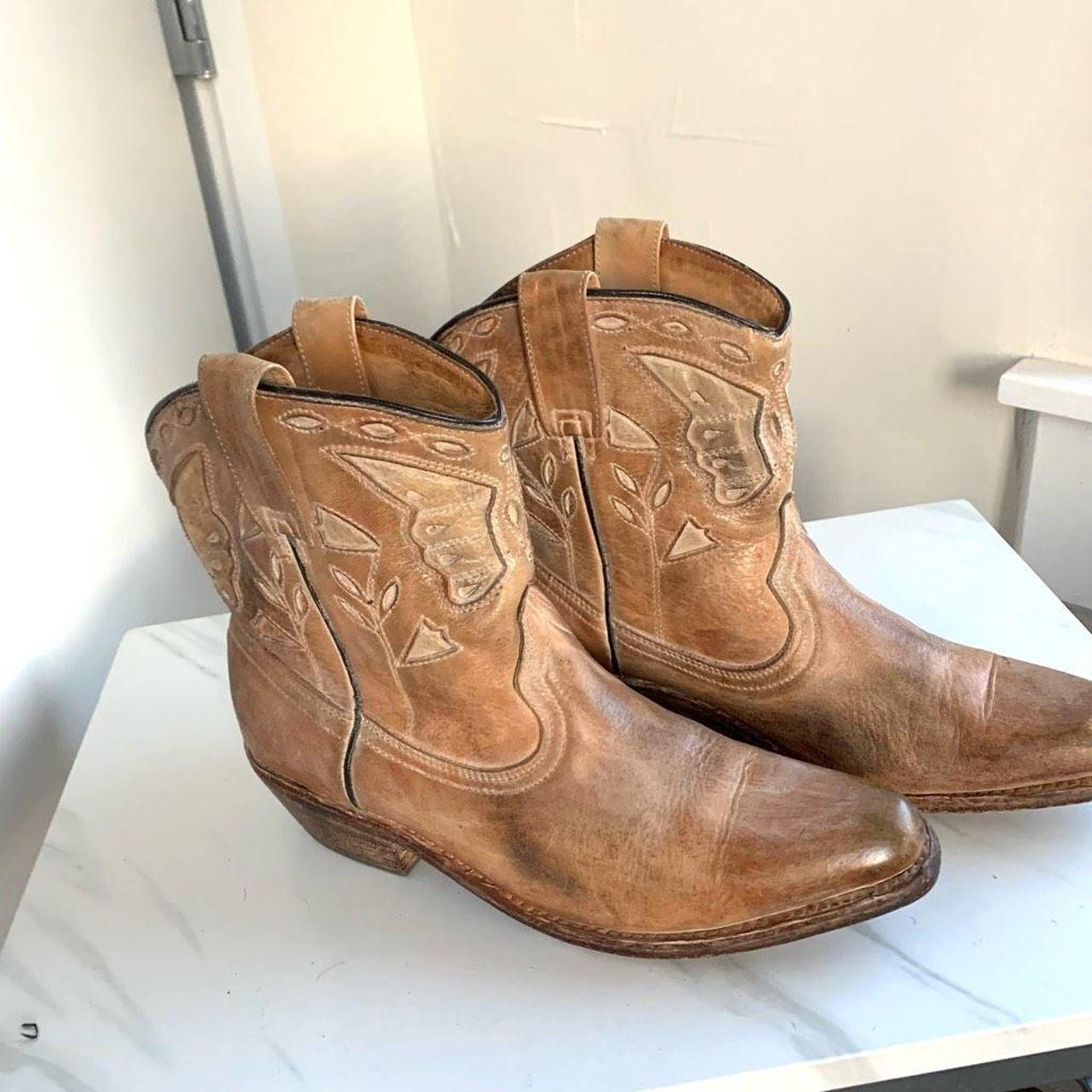 BED STU BEDSTU ankle boots booties cowboy western... Depop