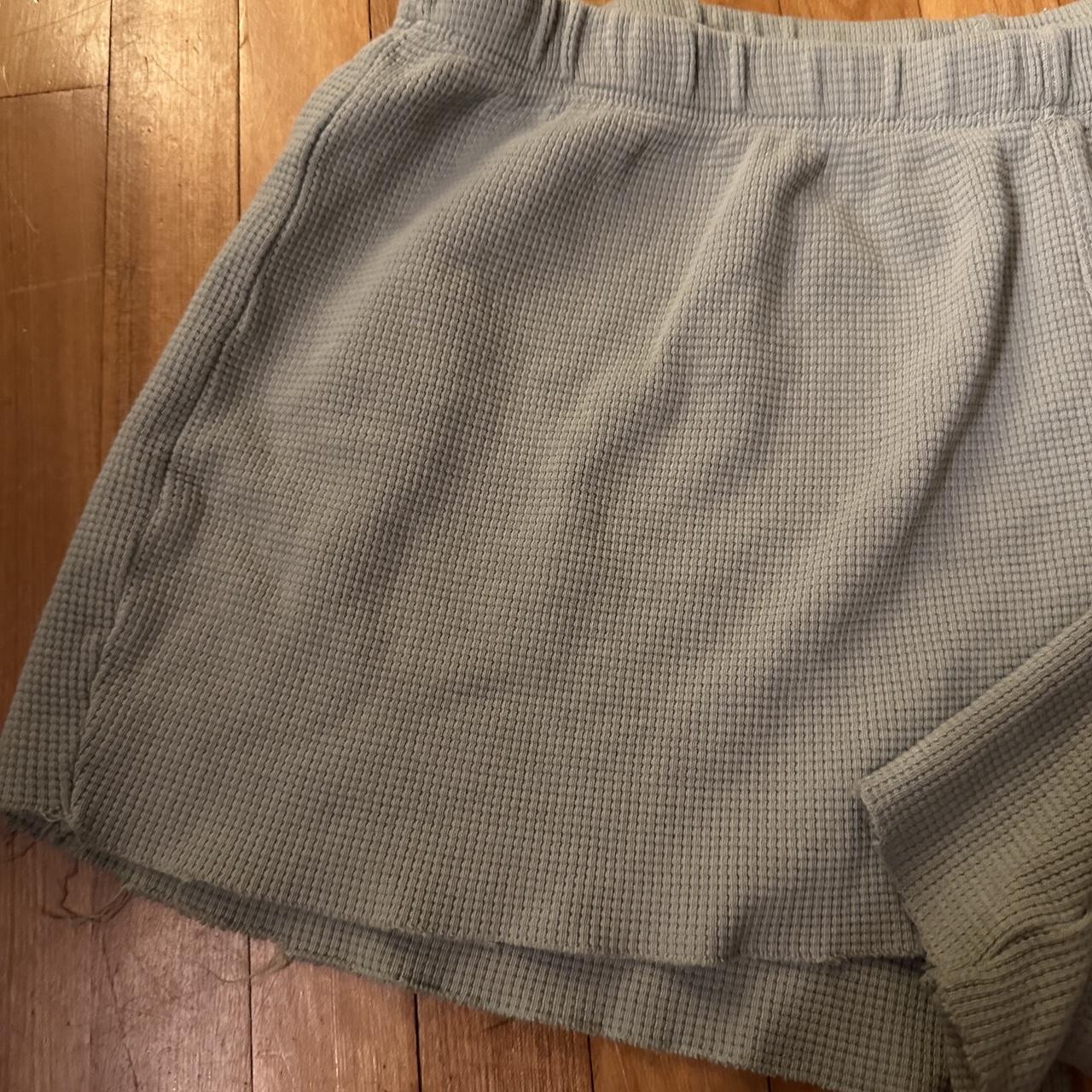 Brandy Melville Women's Green Shorts Depop