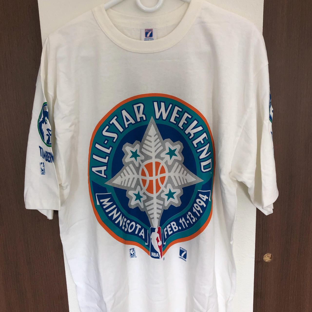 Popular Vintage 1994 Minnesota all star weekend shirt