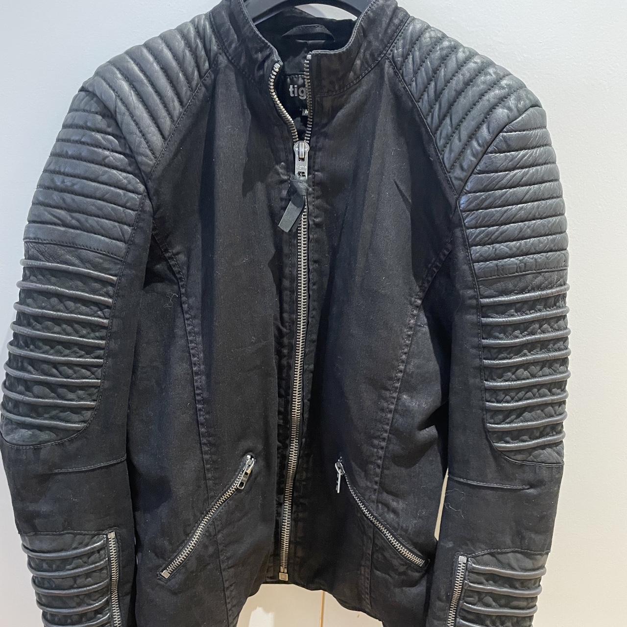 Wilson Tigha Lederjacke Mit Fell Tigha Lederjacke Herren L TIGHA