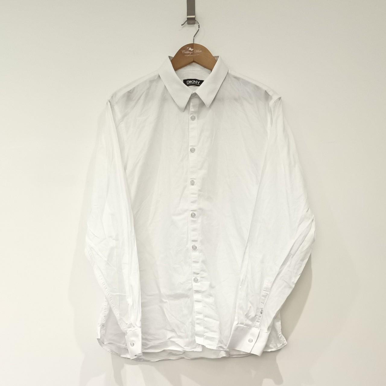 DKNY White Shirt Great condition Size XL / Collar... - Depop