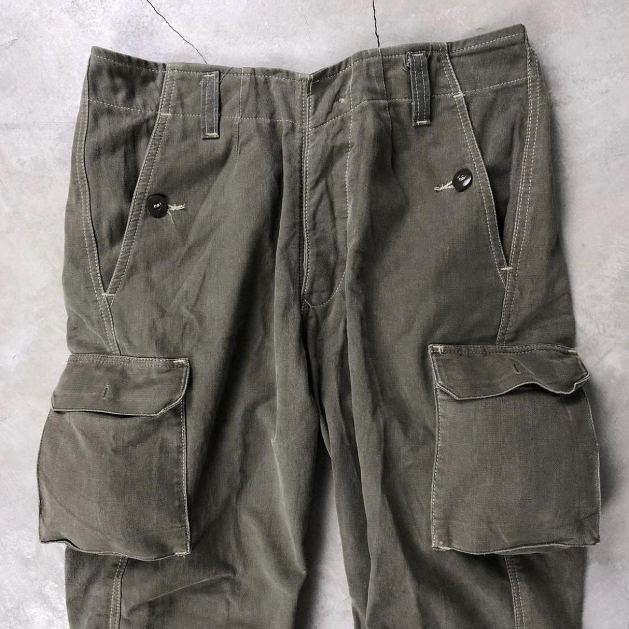 Men's Green and Khaki Trousers | Depop