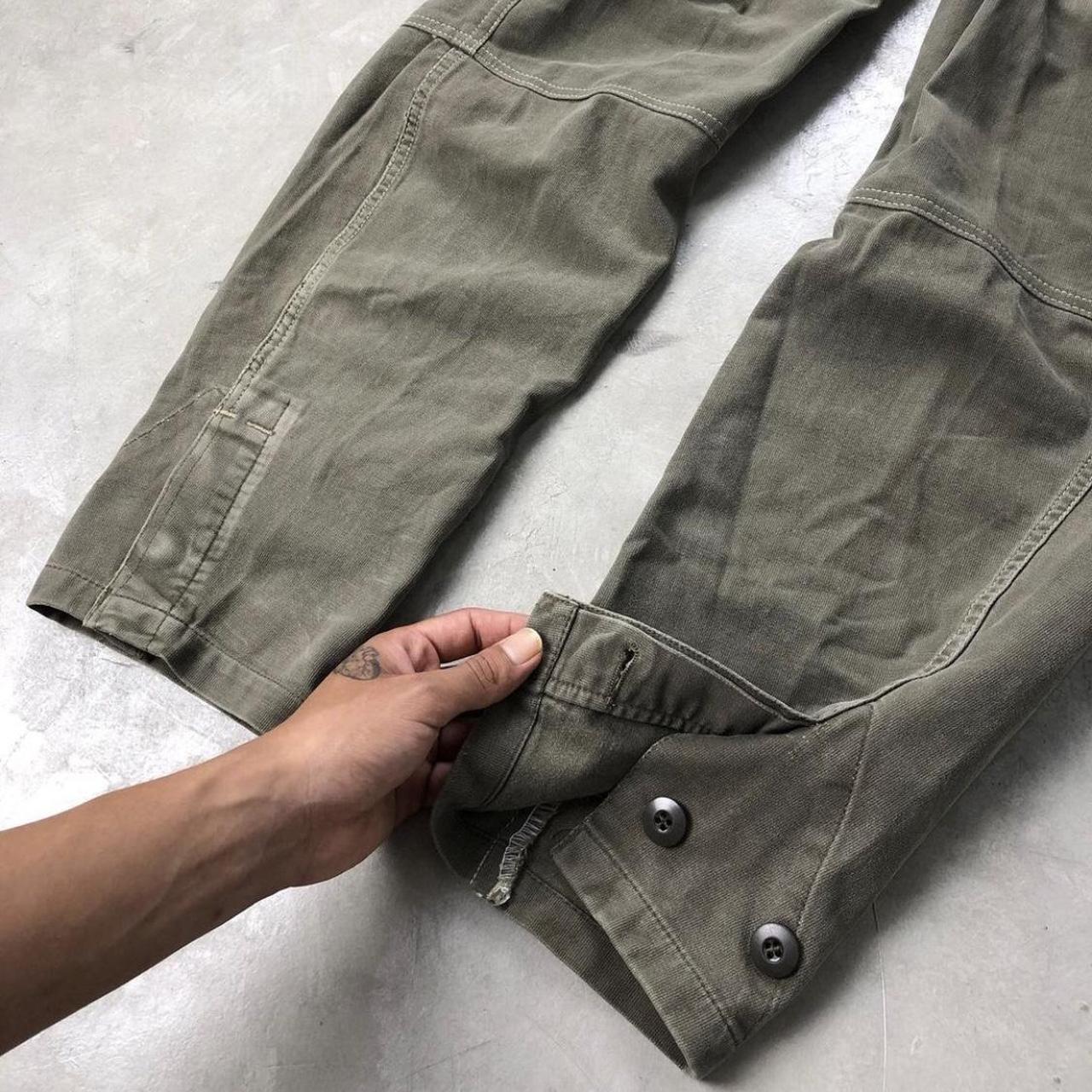 Men's Green and Khaki Trousers | Depop