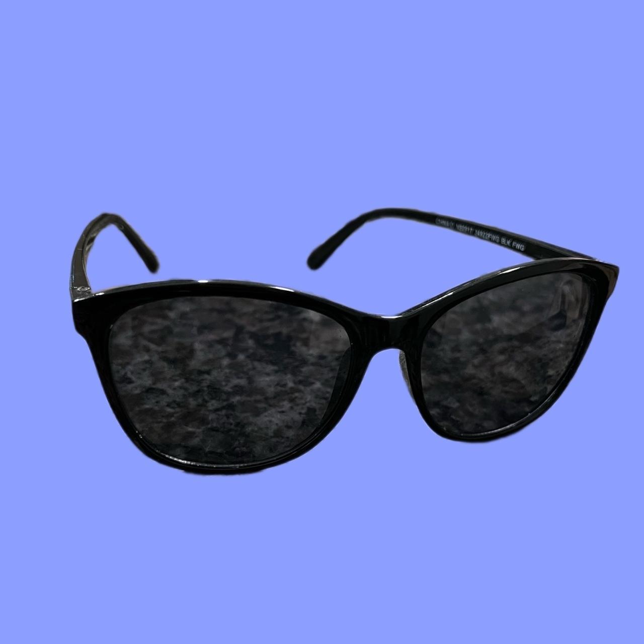all black Wayfarer style sunglasses #wayfarer... - Depop