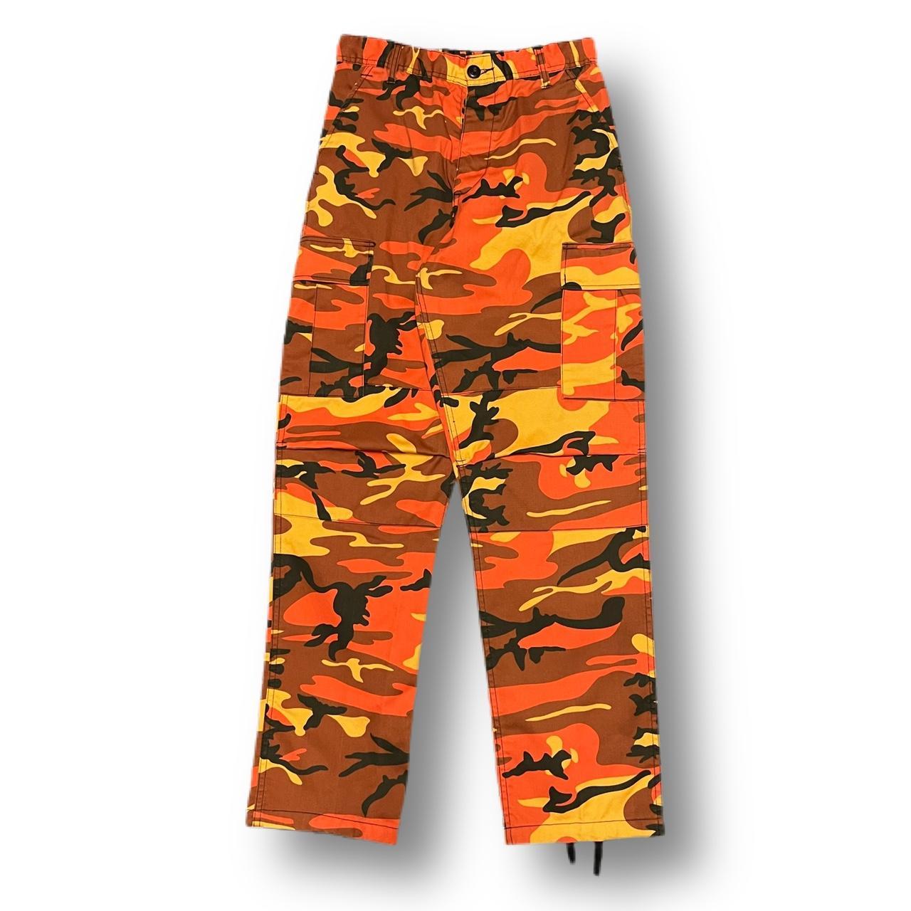 Rothco Color Camo Tactical BDU Pants  Savage Orange Camo  PX Supply LLC