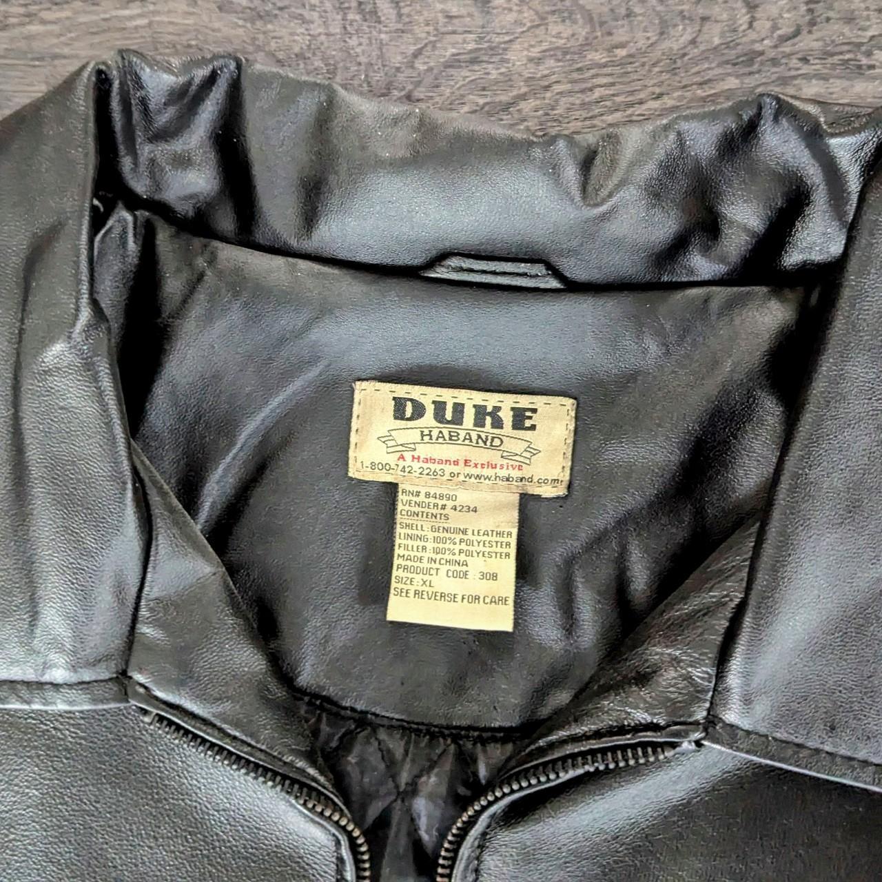 Duke shops haband leather jacket