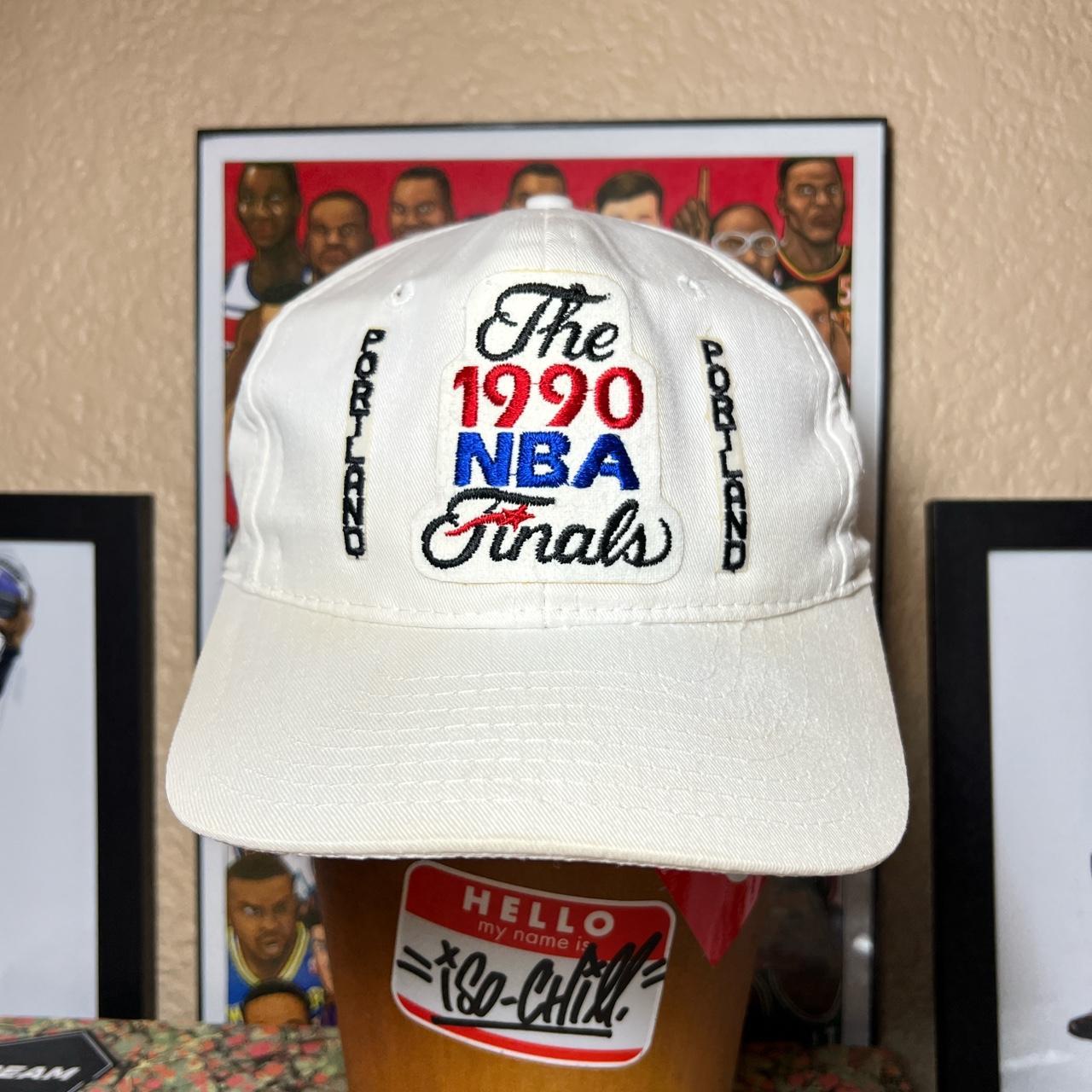 Vintage 1990 NBA Finals Hat Portland Trail Blazers... - Depop