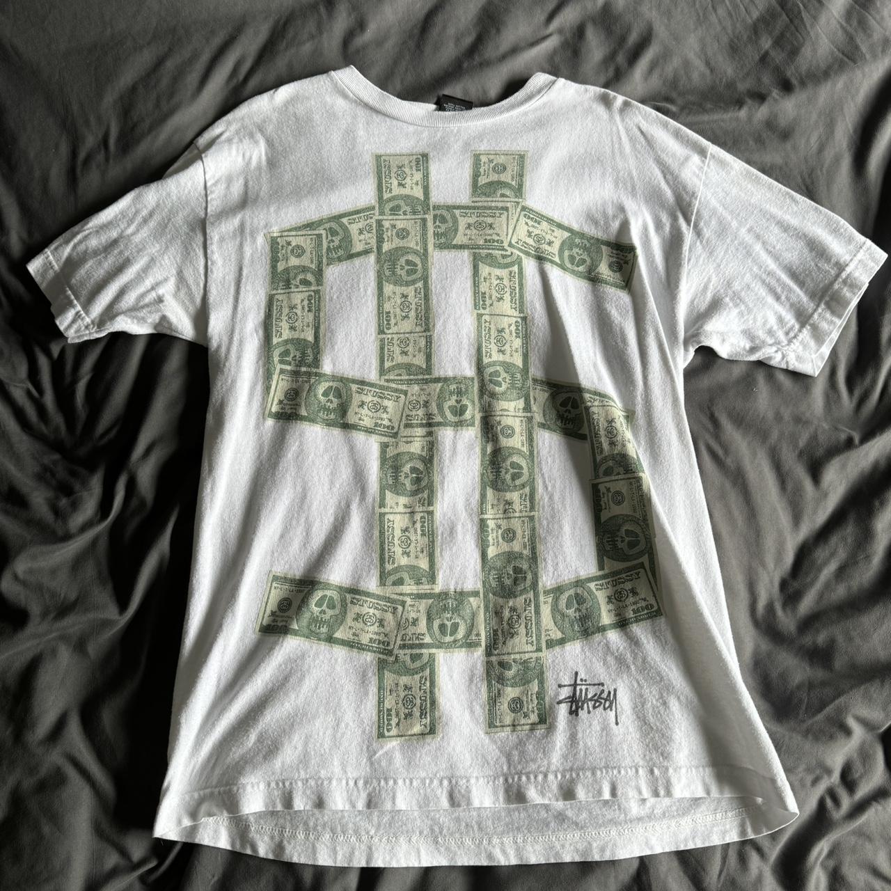 アメリカ通販ファッション 00'S STUSSY DOLLAR BILL T SHIRT Size M Colour - | Depop トップス