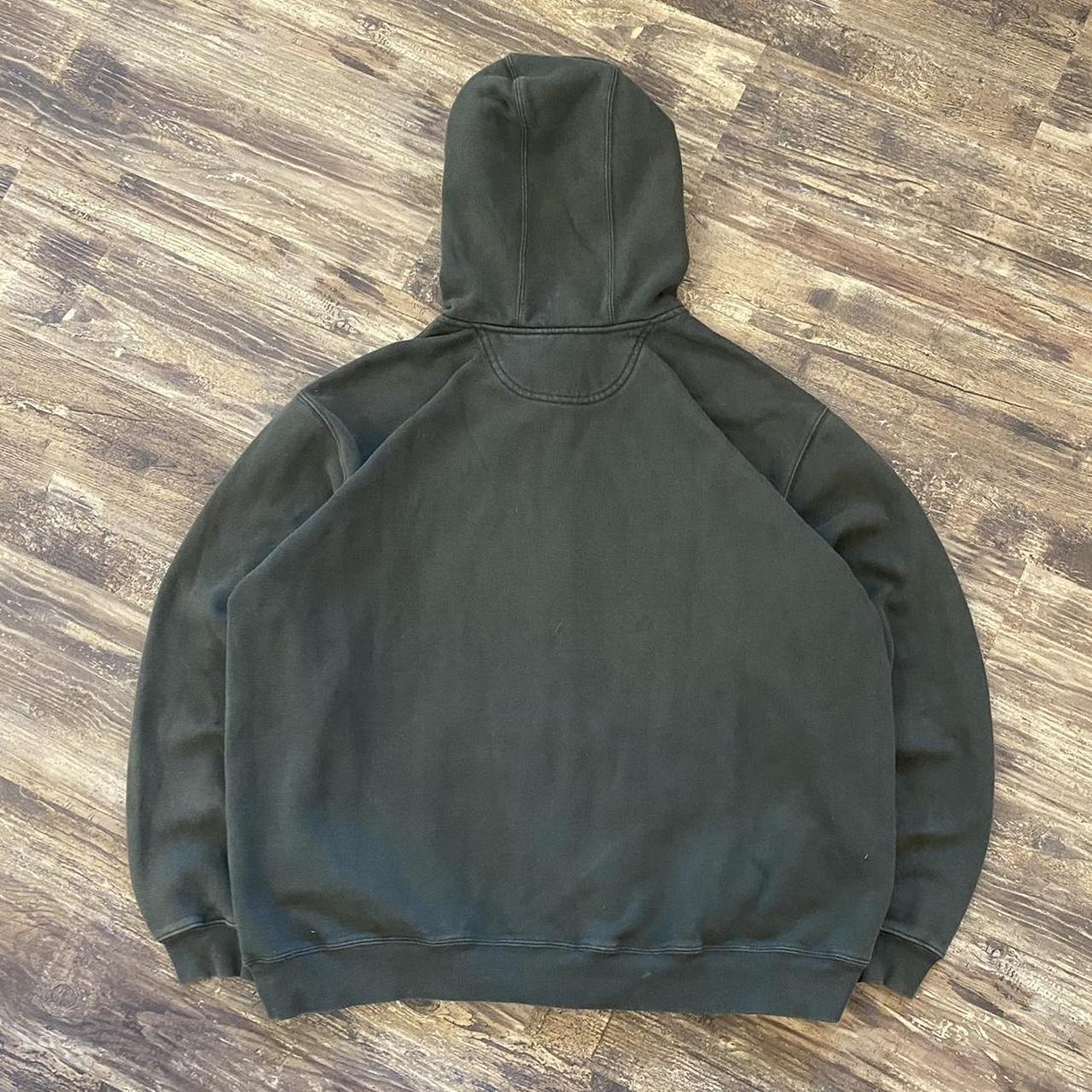 Carhartt Men's Green Hoodie | Depop