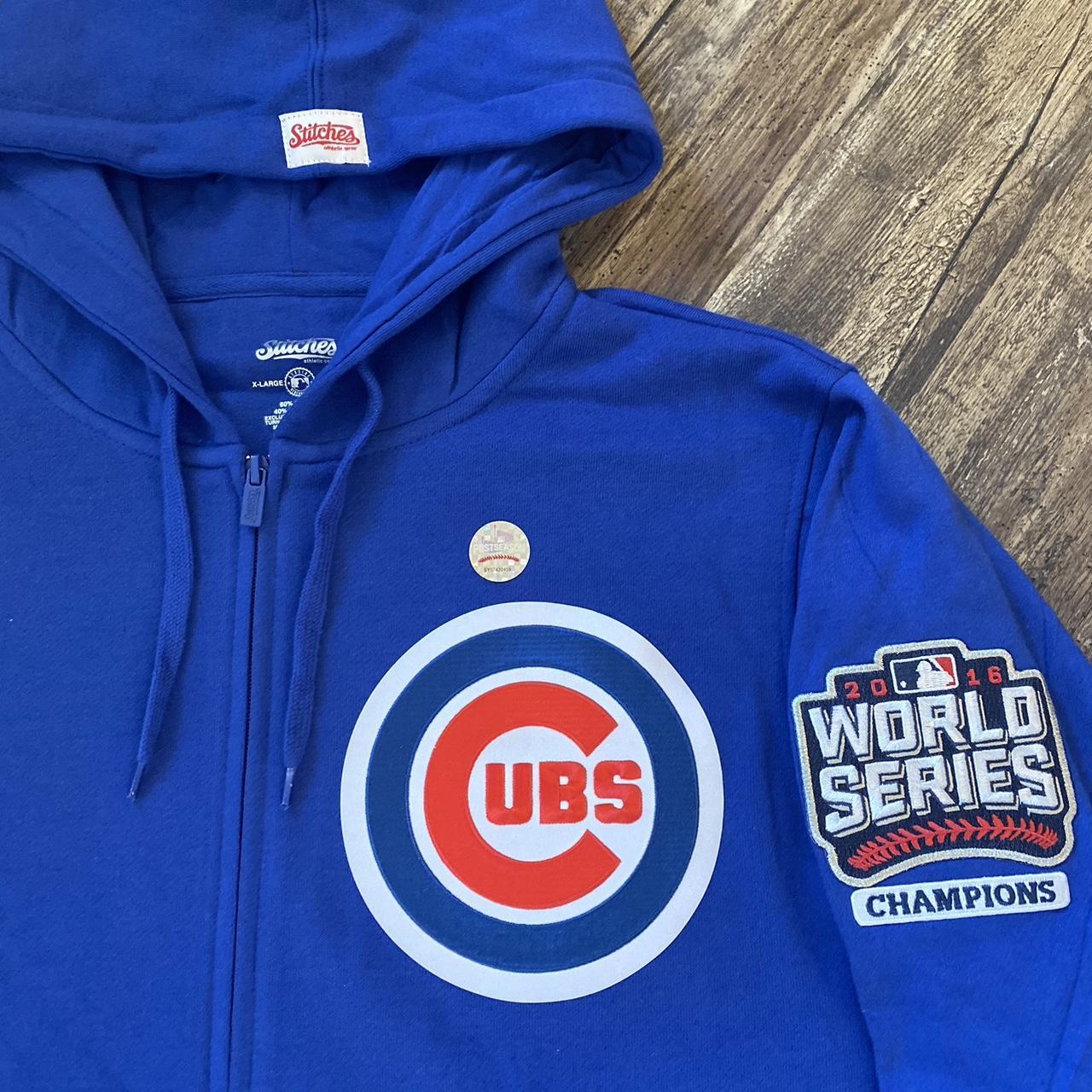 MLB Chicago Cubs 2016 World Series Champion zip up - Depop