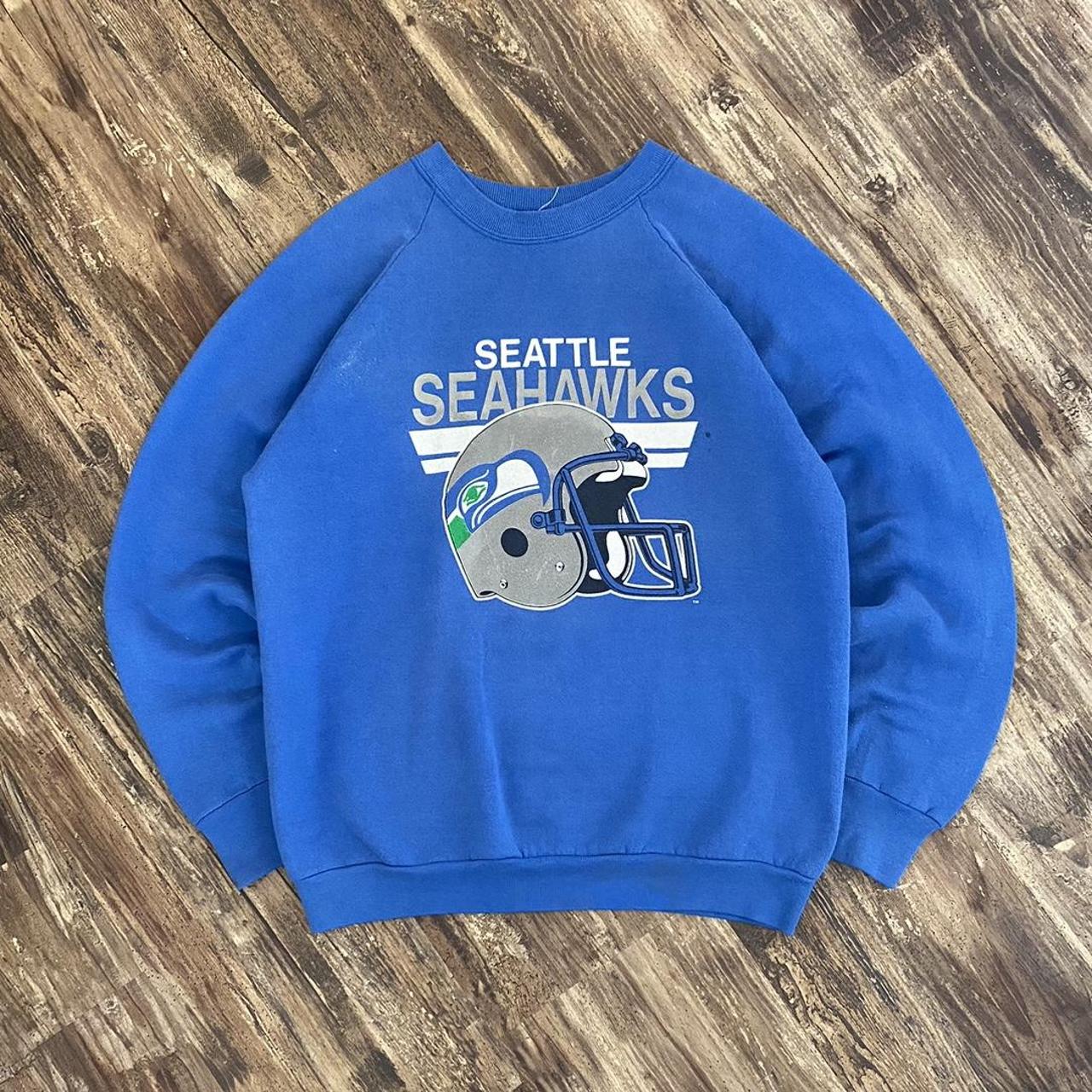 Vintage Seattle Seahawks 80s Champion Brand Shirt Size Medium(tall