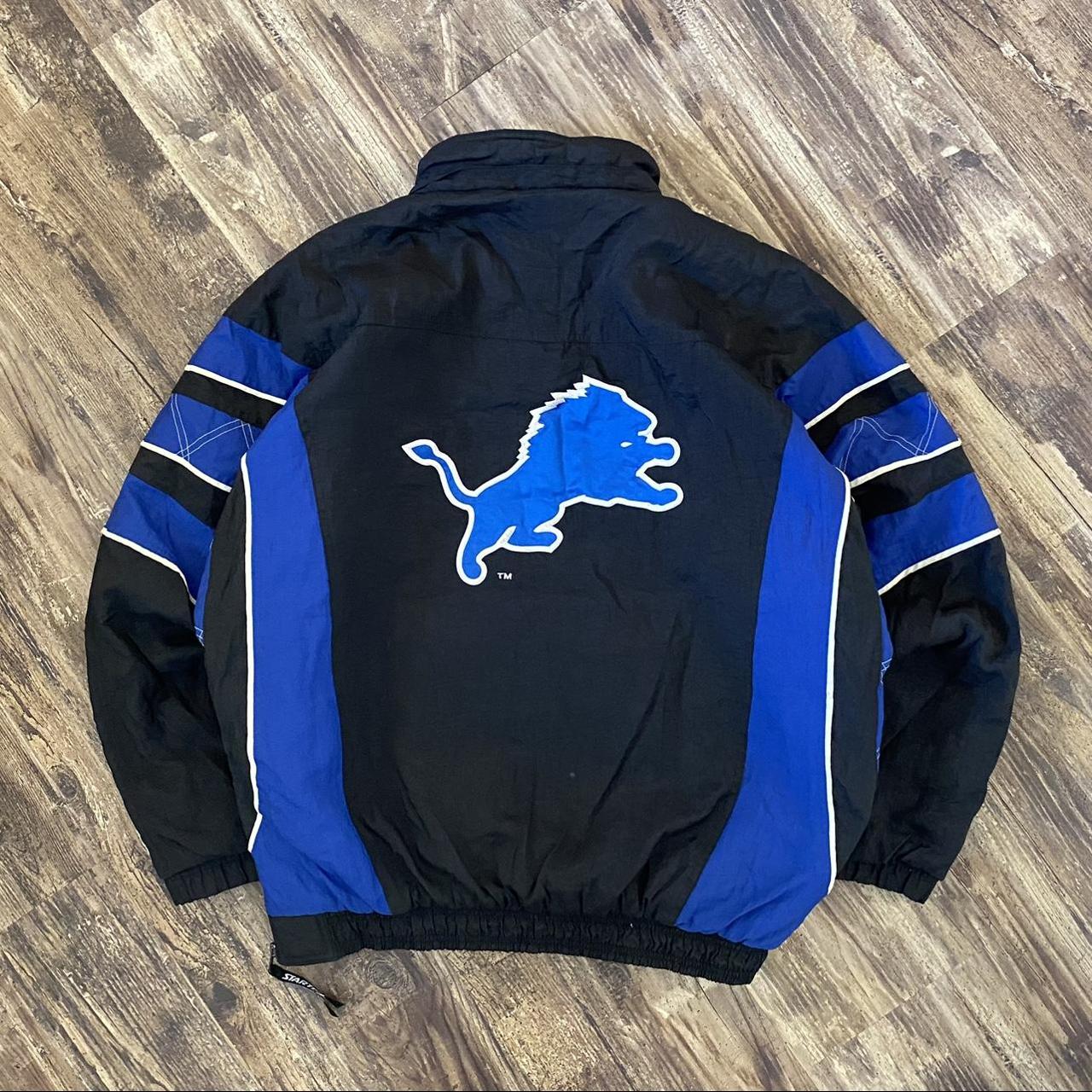 detroit lions jacket vintage