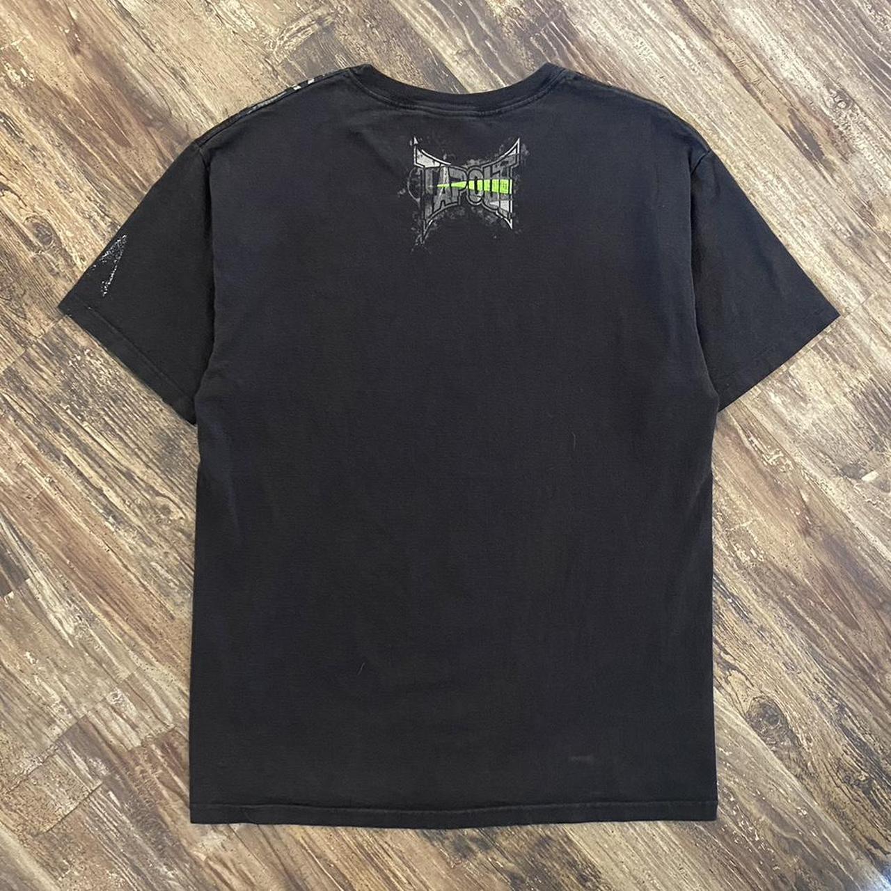 Y2K 2000s Tapout Cyber Grunge Spellout Shirt Tagged... - Depop