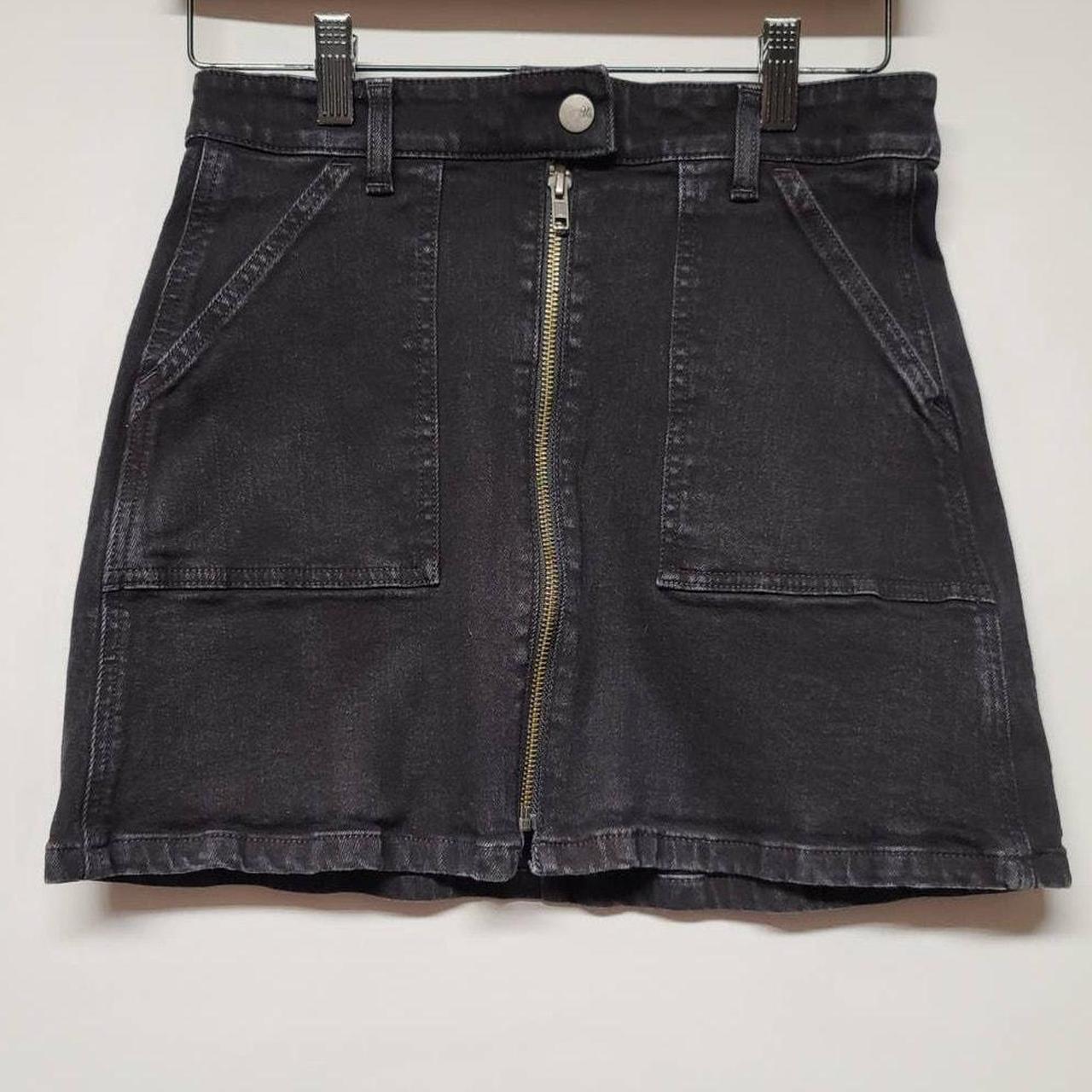 Madewell denim utility zip skirt deals