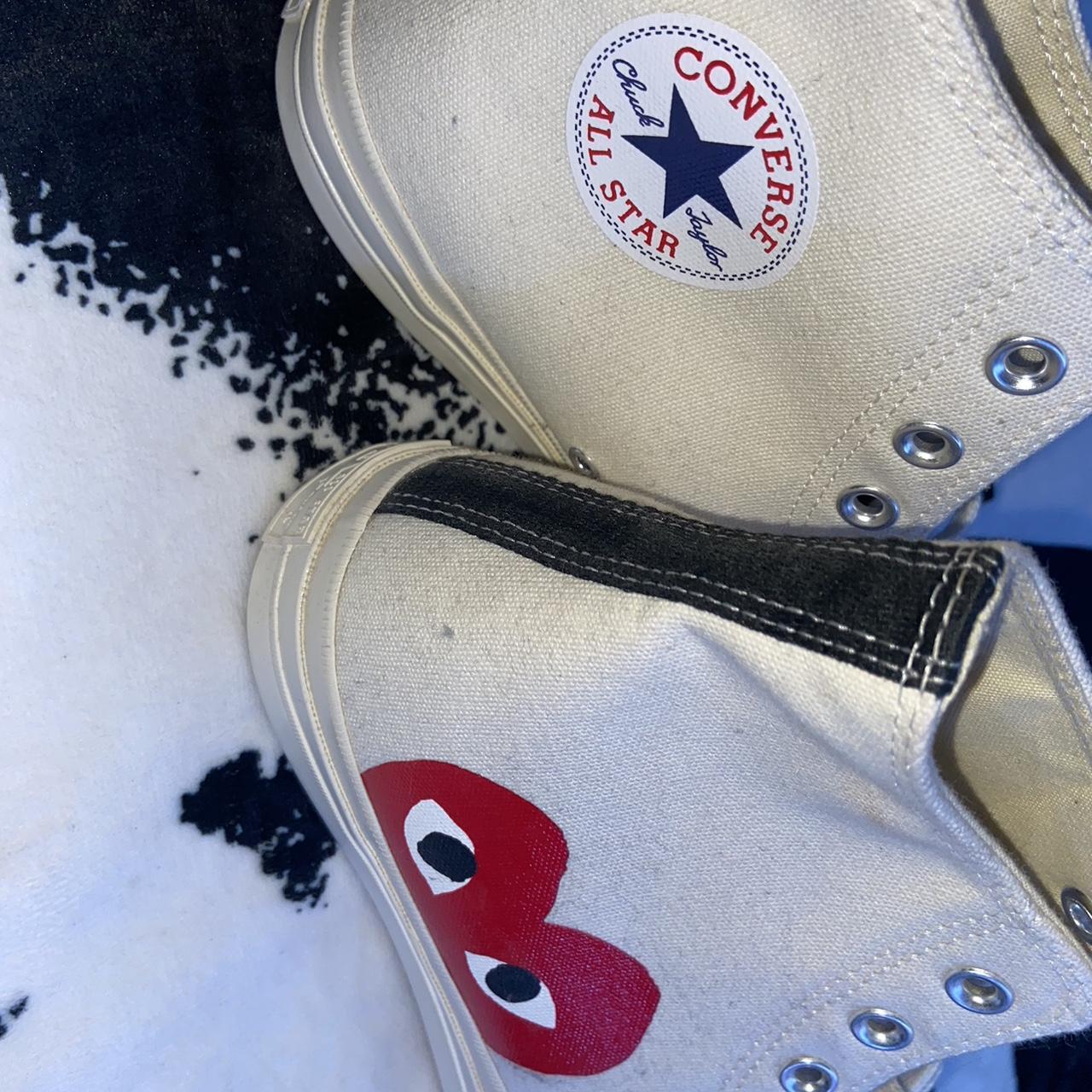 commes des garcon play converse