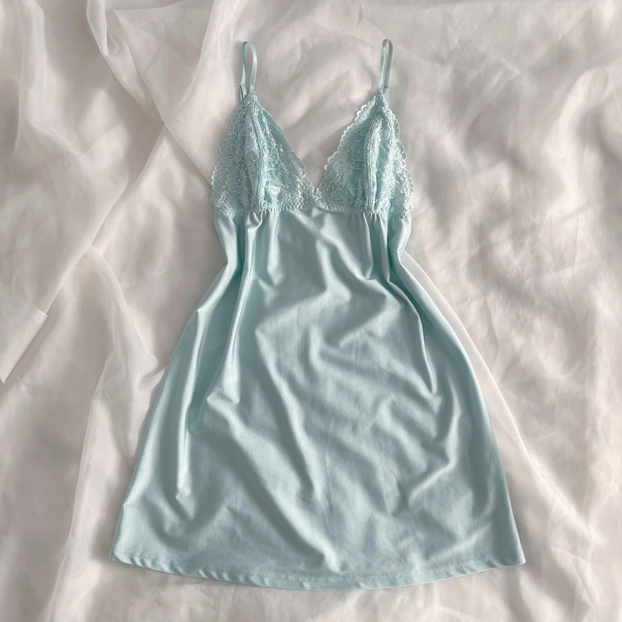 Ambrielle Women's Blue Dress | Depop