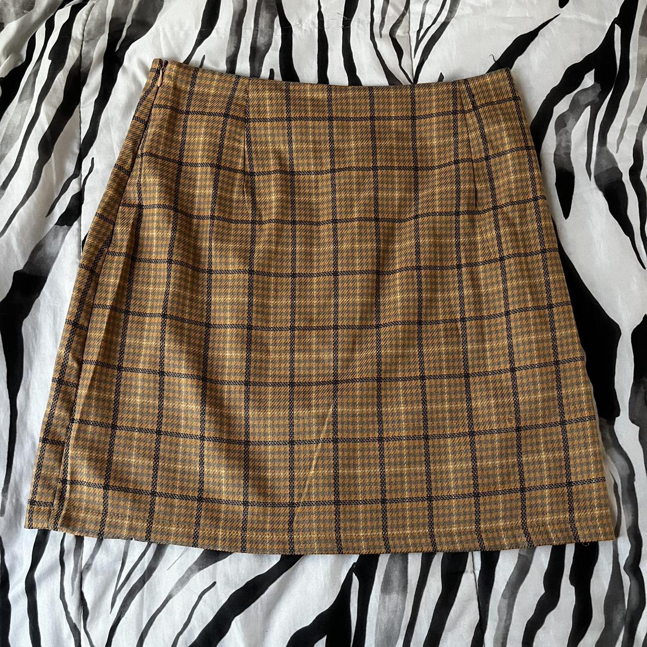 Mustard 2025 schoolgirl skirt