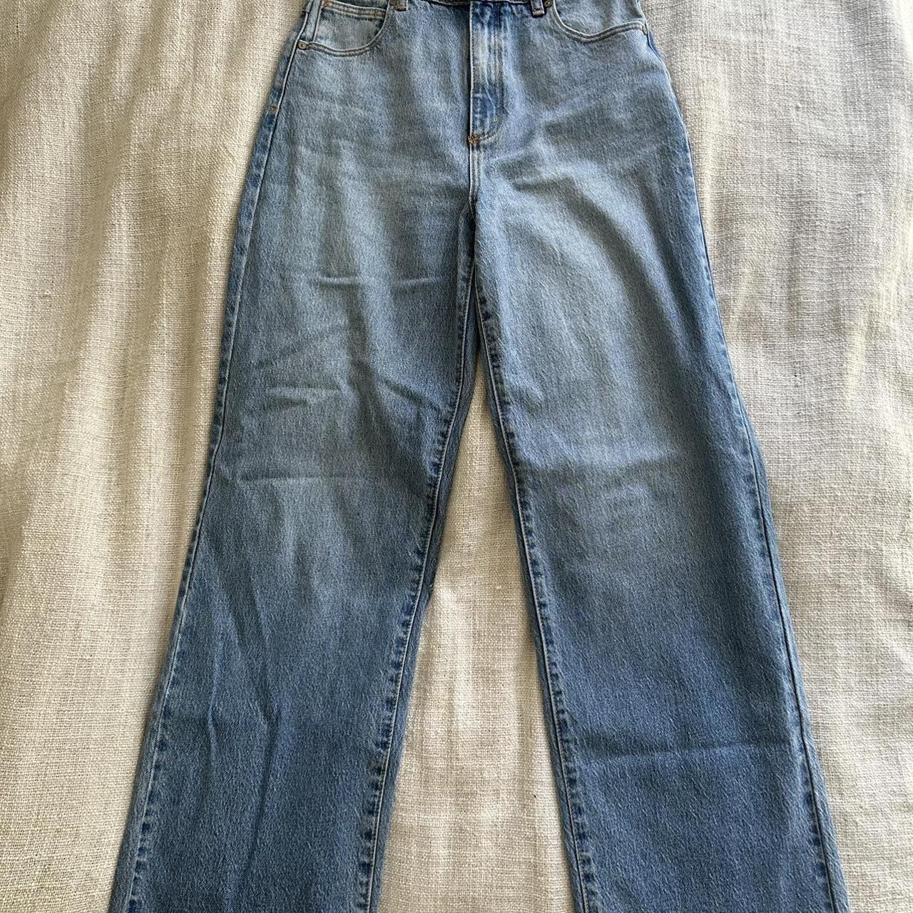 Abrand medium blue jeans Wide legged never worn - Depop