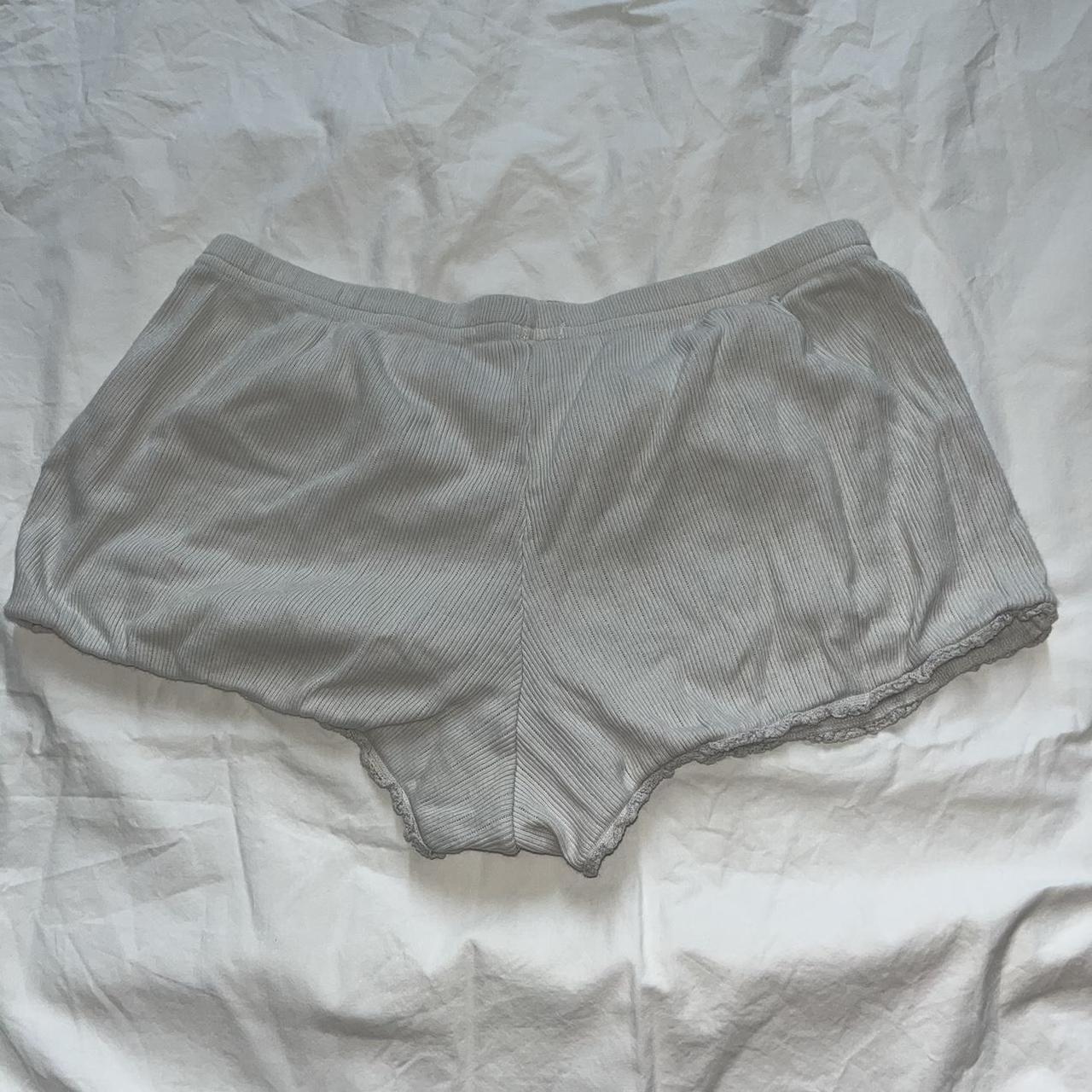 Brandy Melville Off White Shorts Super comfy and... - Depop