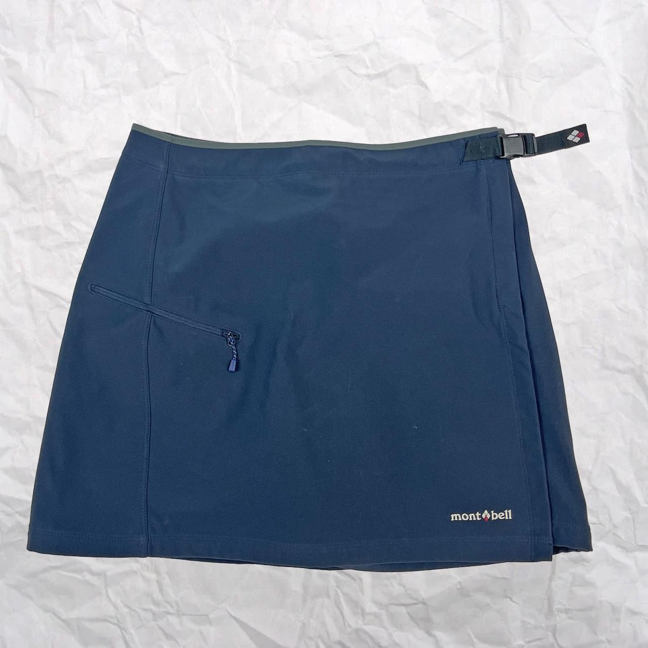 Montbell Technical Skirt Climaplus soft-shell navy... - Depop