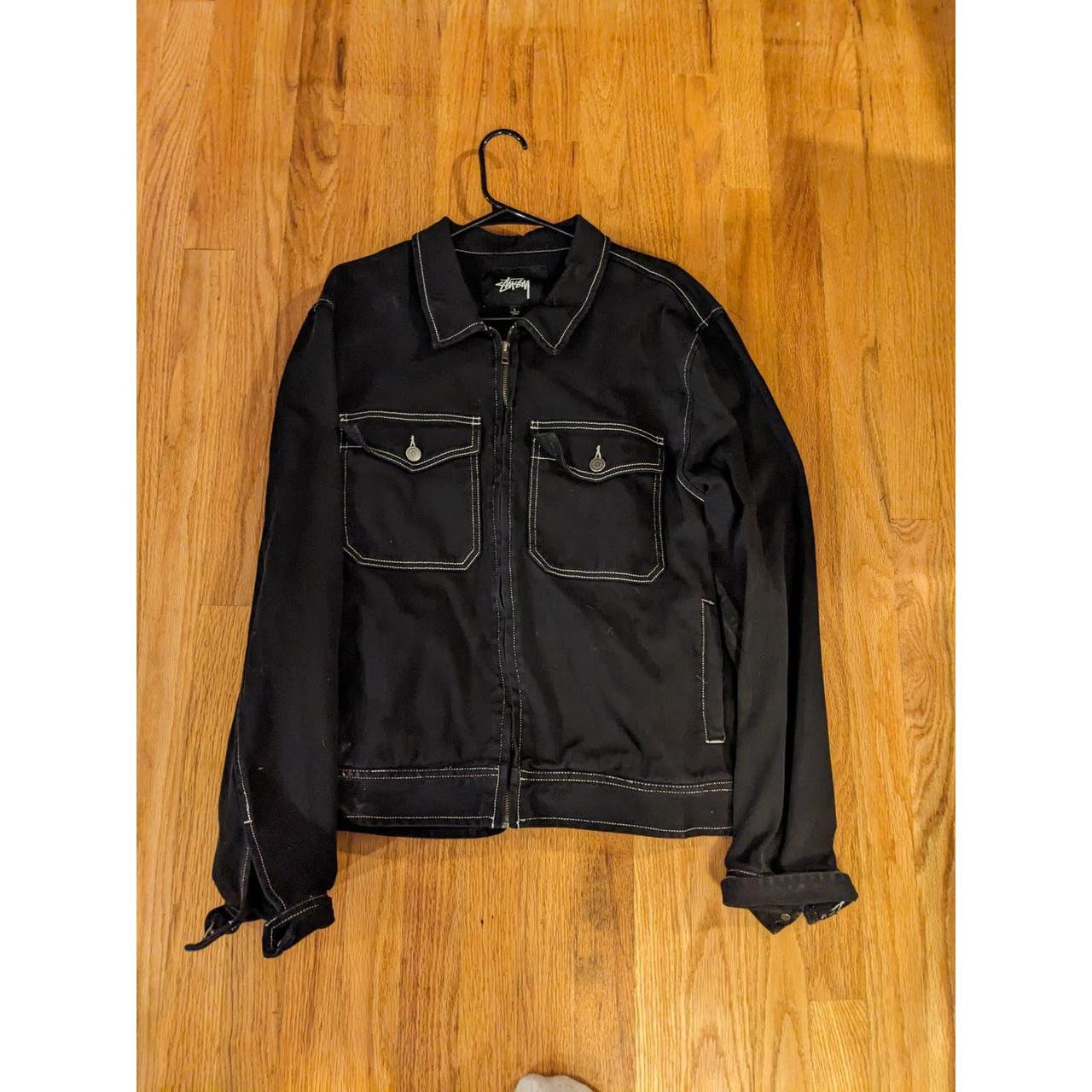 Stussy overdyed deals garage jacket