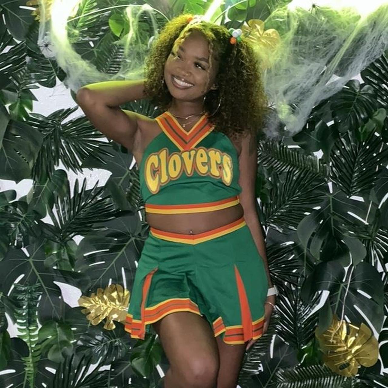 CLOVERS CHEERLEADER HALLOWEEN COSTUME Only worn... Depop