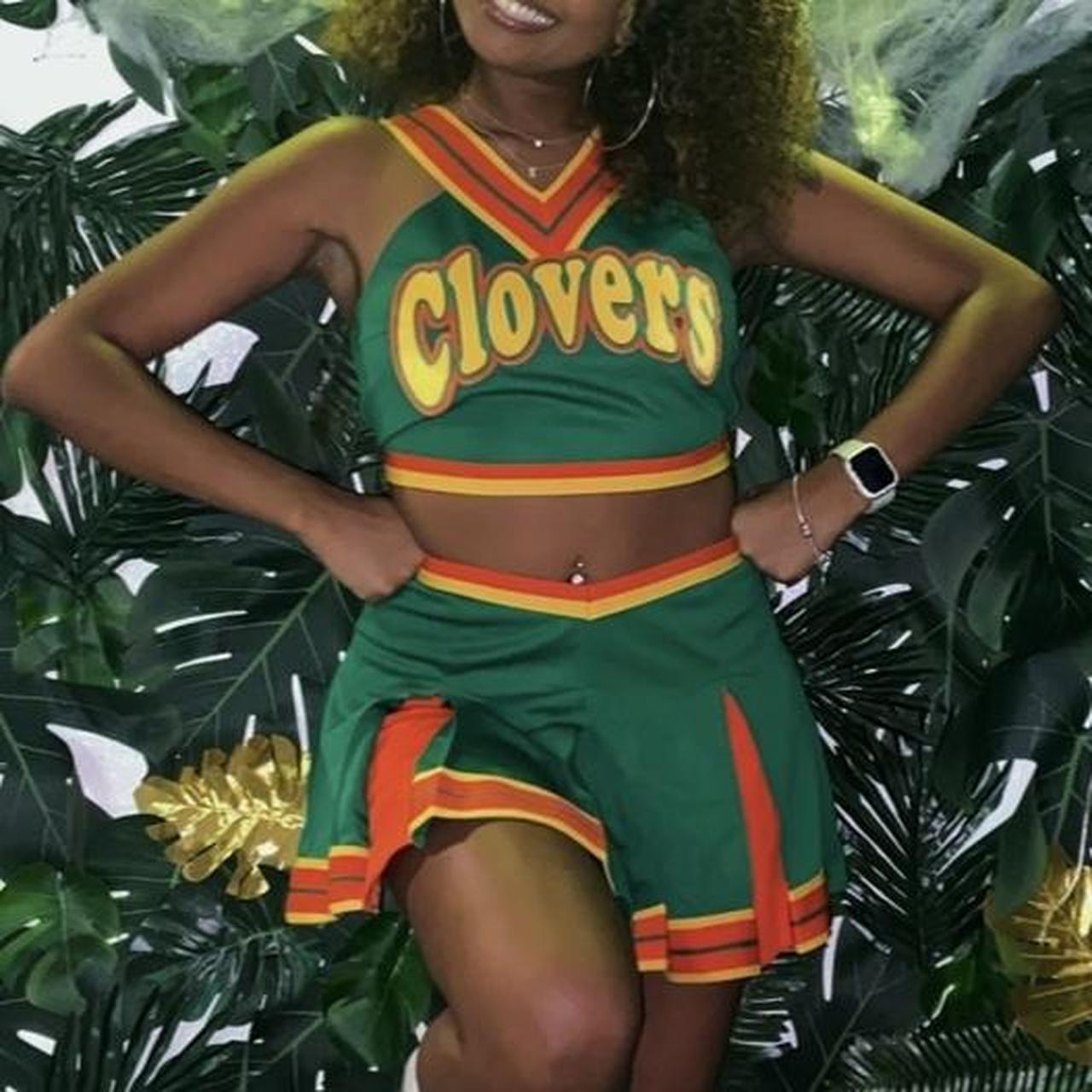 CLOVERS CHEERLEADER HALLOWEEN COSTUME Only worn... Depop