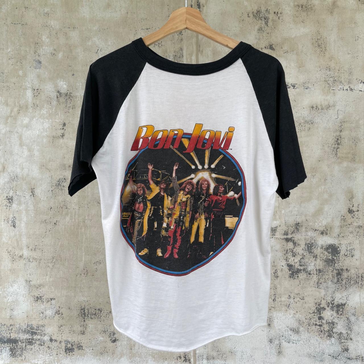 公式初売 VINTAGE 80s BON JOVI RAGLAN 1987 TEE | www.butiuae.com