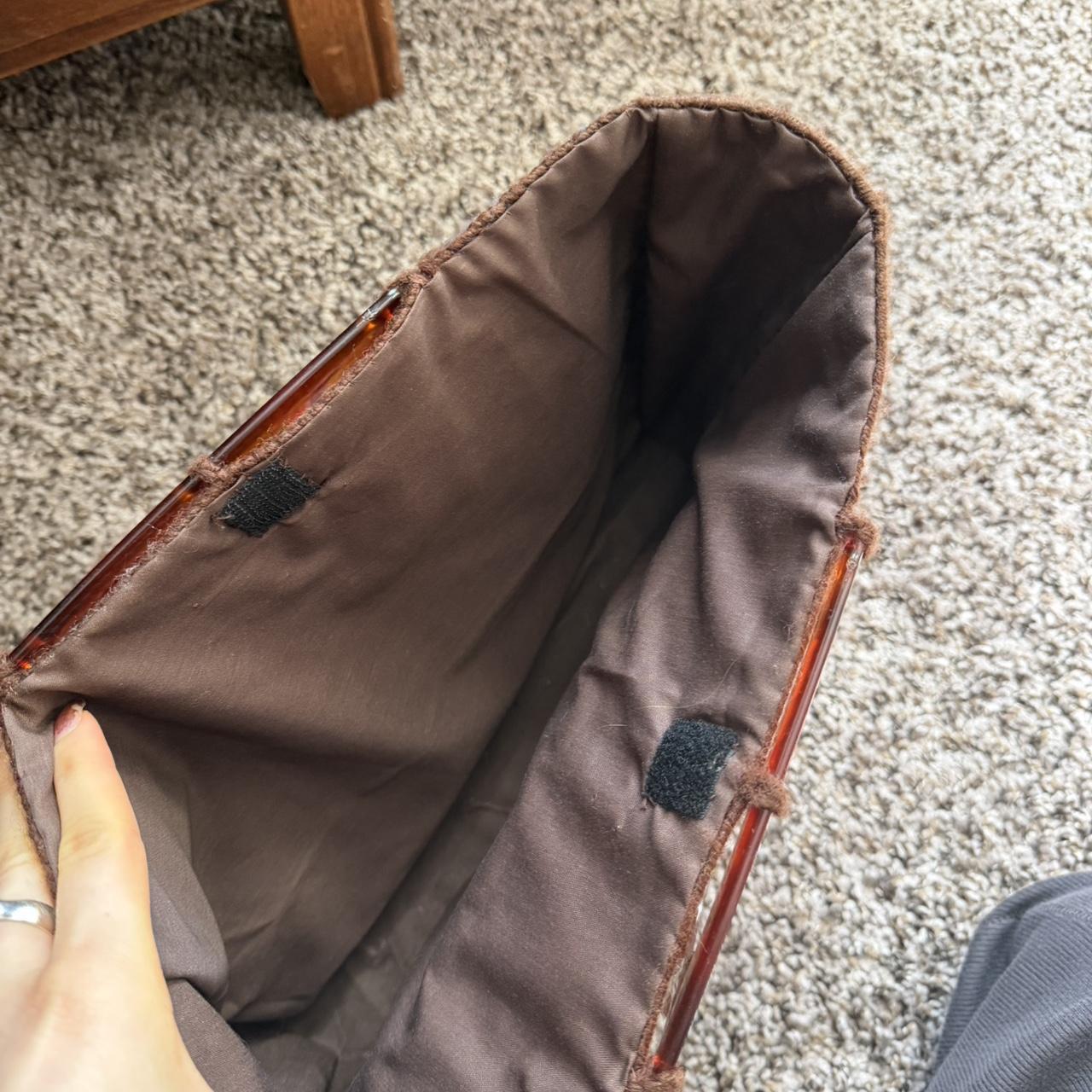 Women's Bag - Multi/Brown – Unique patchwork knit… - image 2