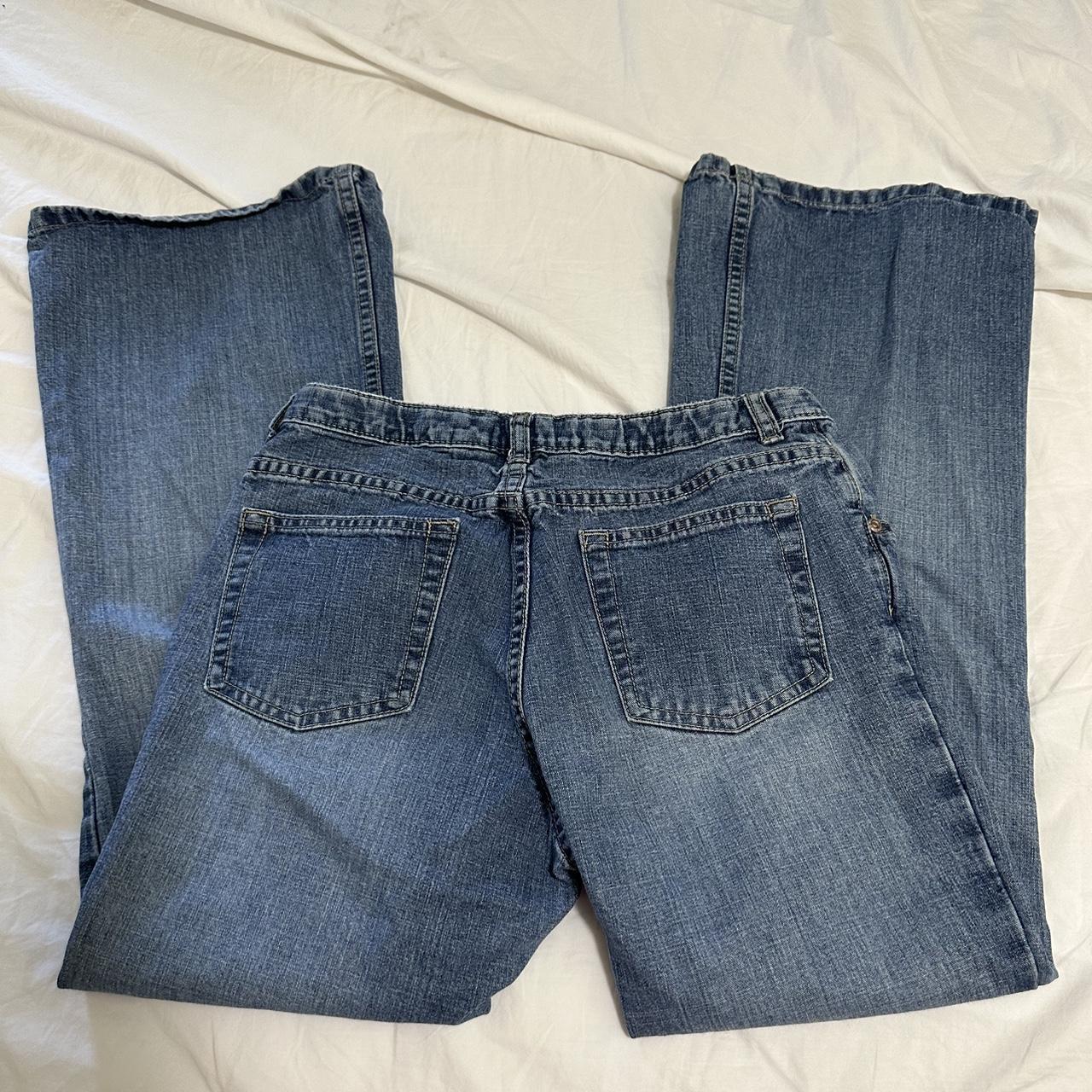 vintage old navy flare jeans size women’s 12 1/2 - Depop