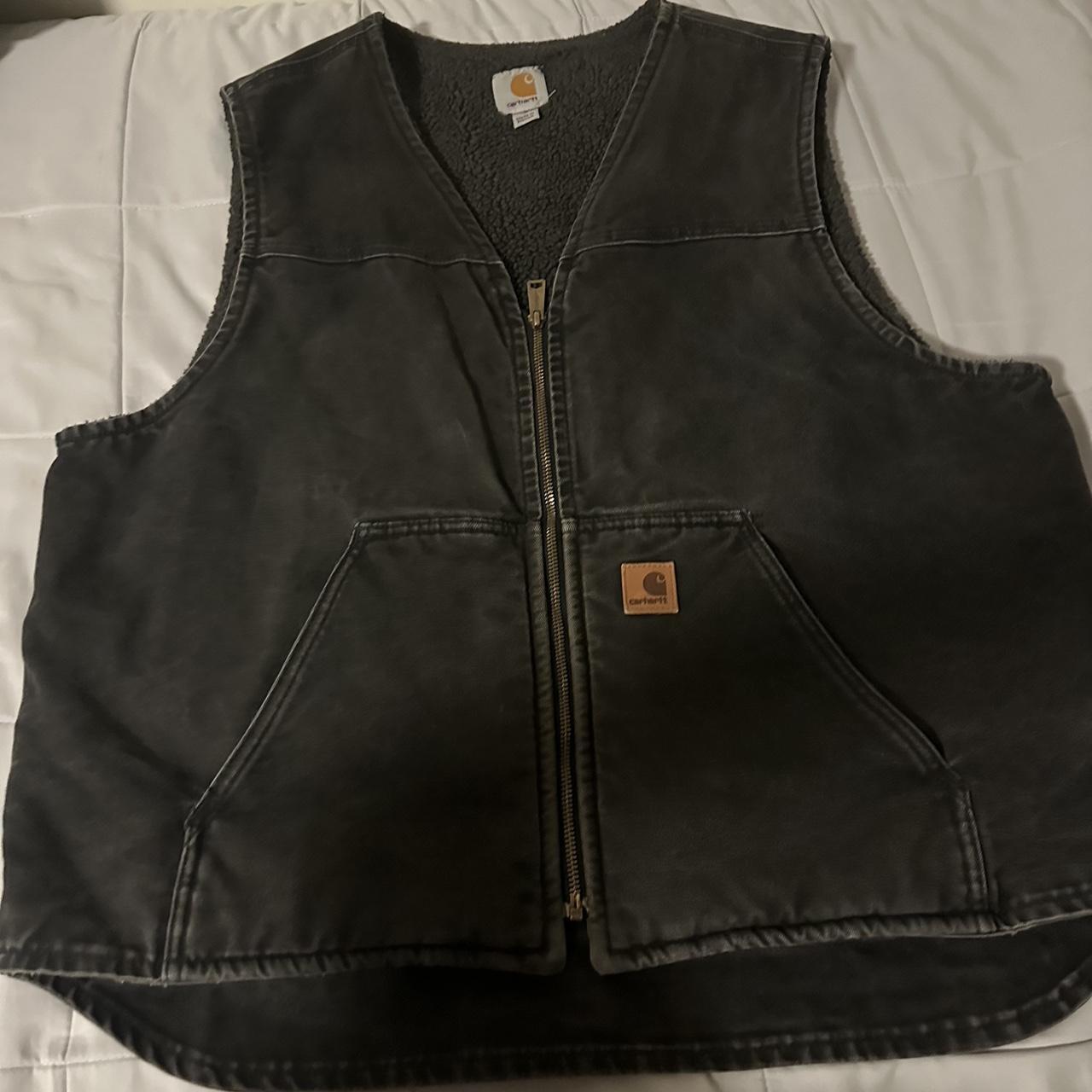 Men’s vintage carhartt vest size xl - Depop