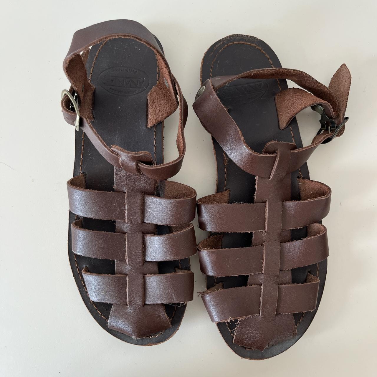 Women's Brown Sandals Depop