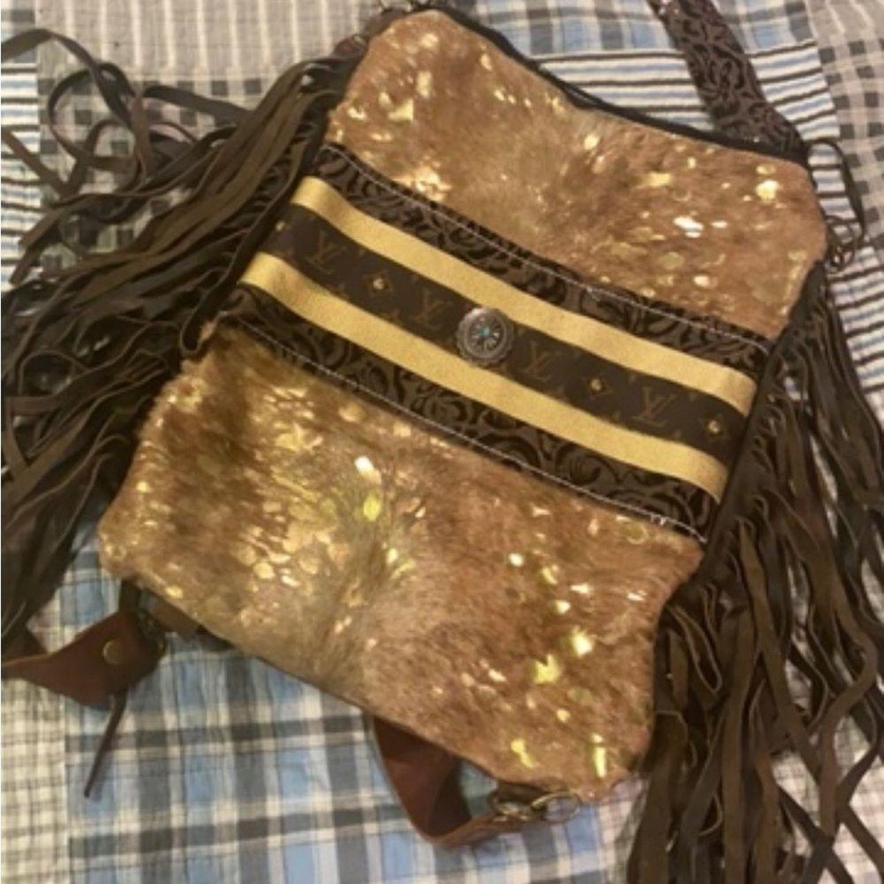 Source Unknown Women's Backpacks - Brown/Gold – O… - image 1