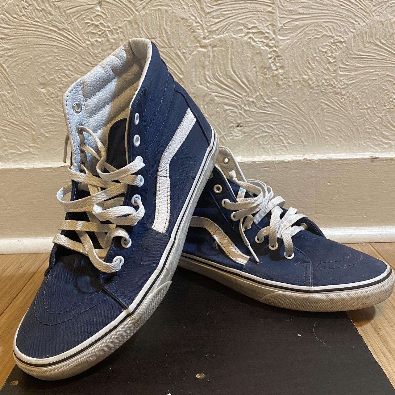 Vans on sale sk8hi navy