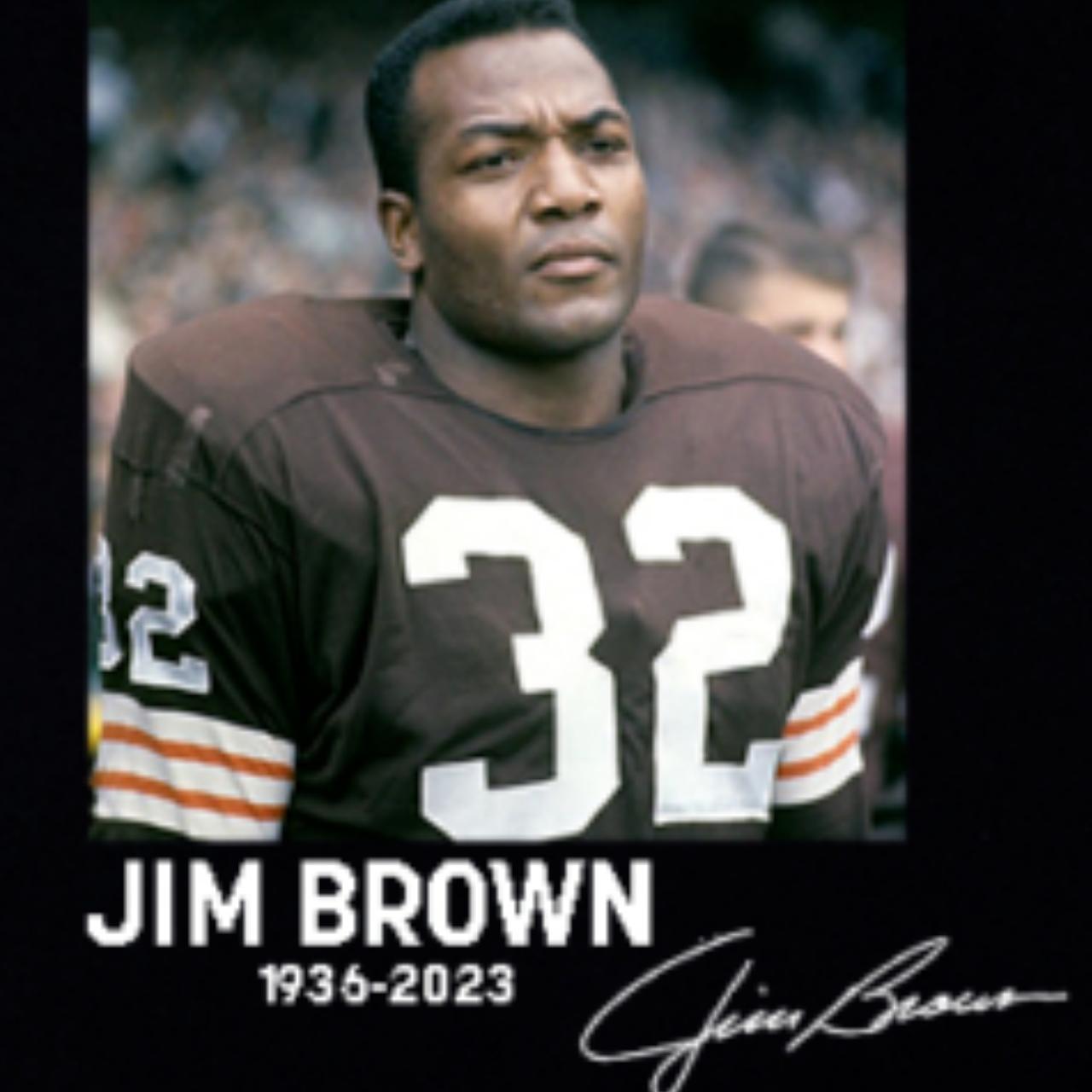 Streetwear essential Cleveland Browns Jim Brown - Depop