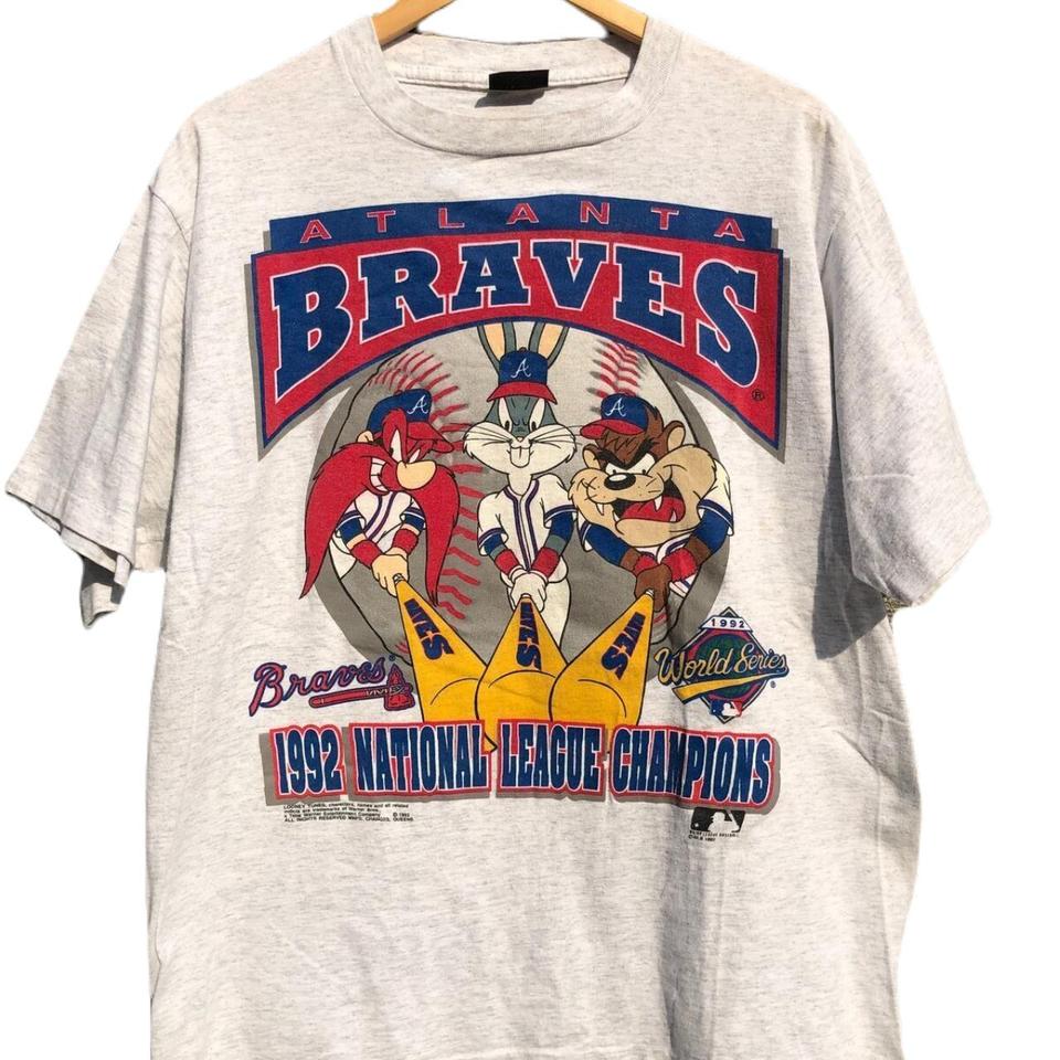 MLB Looney Tunes Atlanta Braves Unisex Vintage - Depop