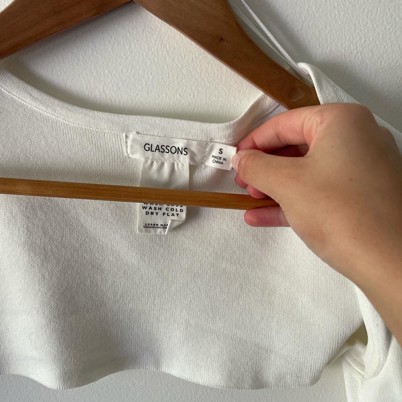 White shrug Glassons Never worn Size S Depop