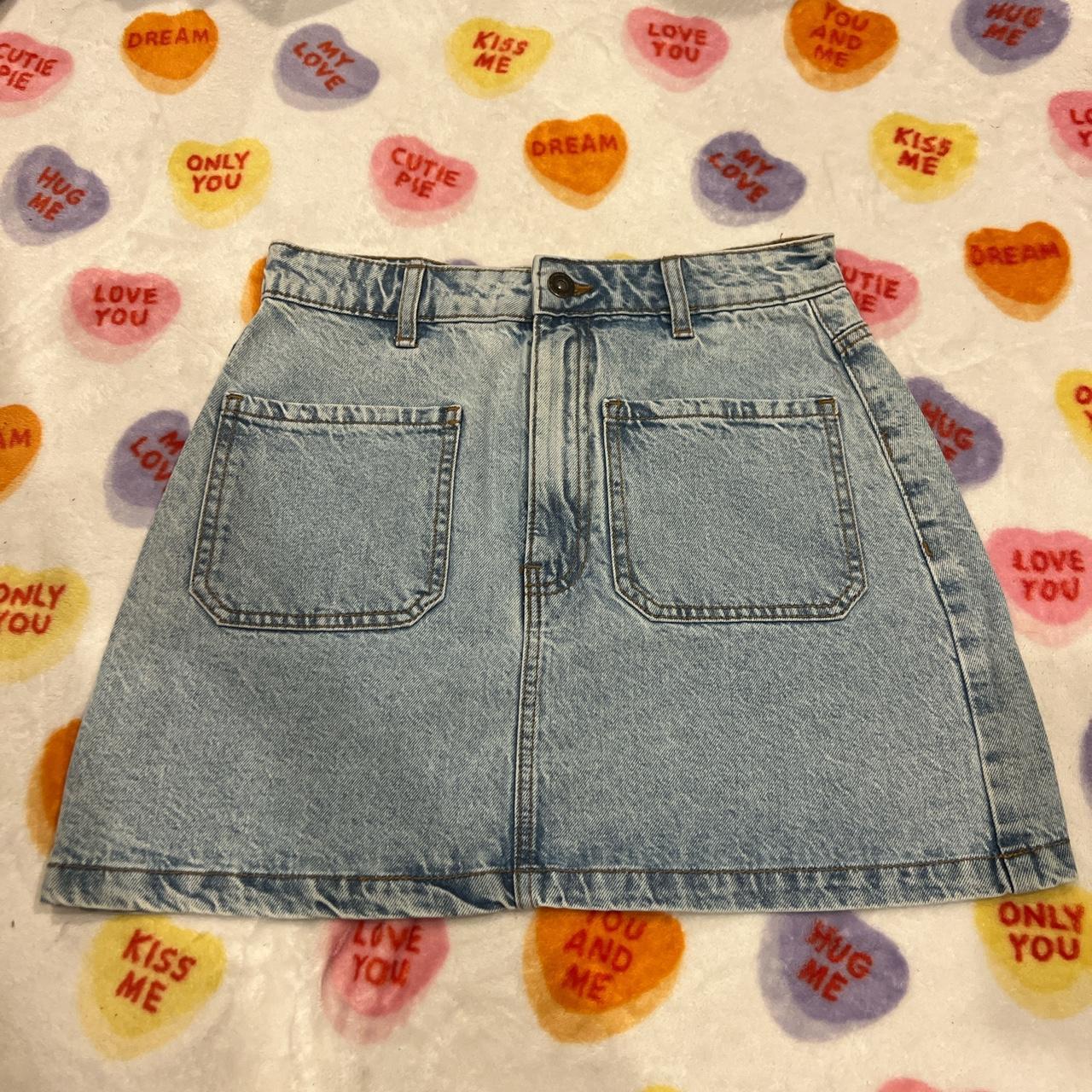 Cotton On Denim Skirt Size 6, wears like a 24 Depop