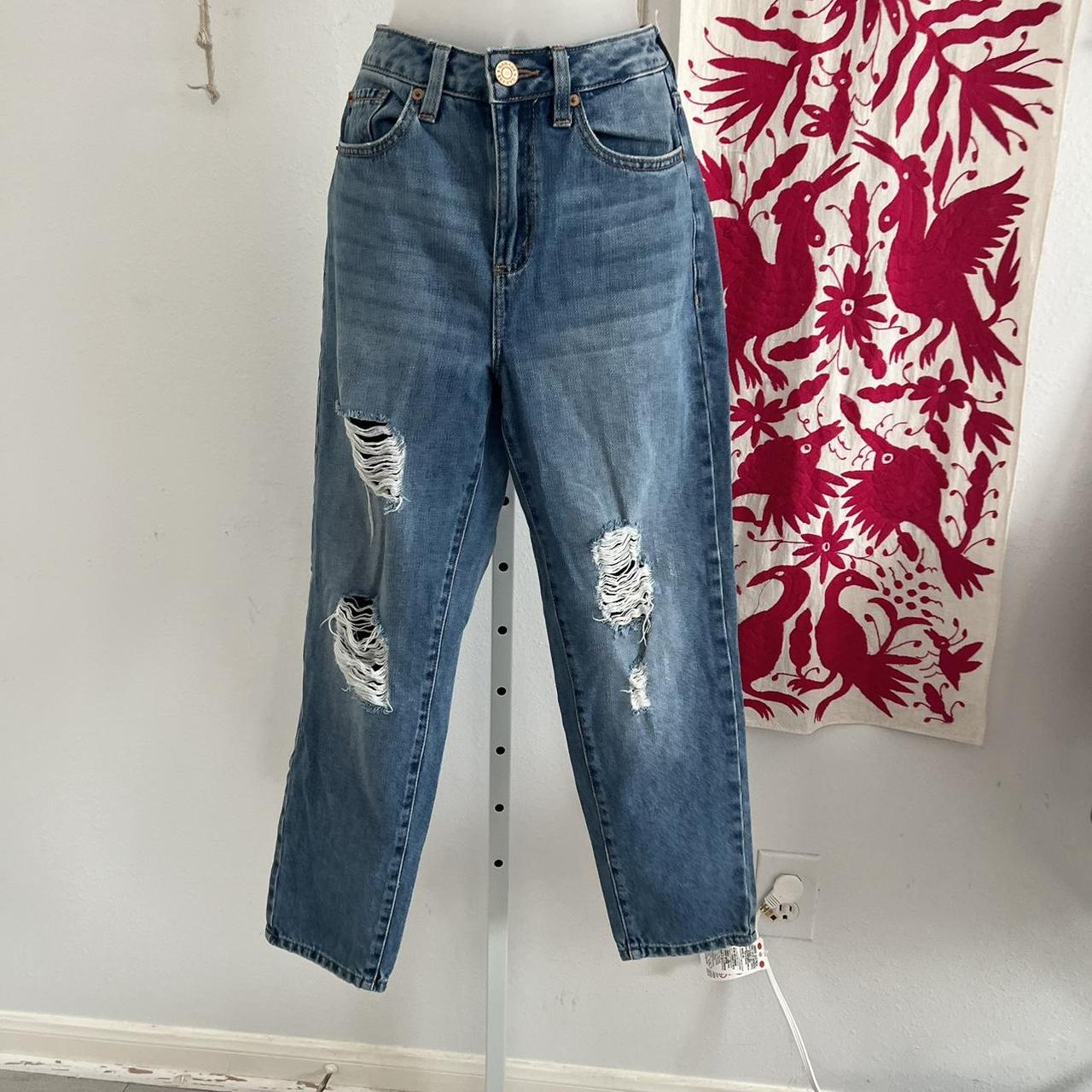 Garage Women's Blue Jeans | Depop