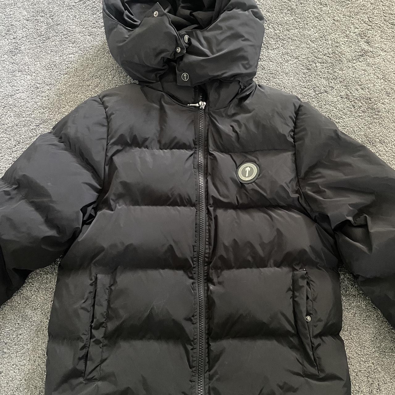 Black Trapstar Iron Gate Puffer Coat With Detachable Depop