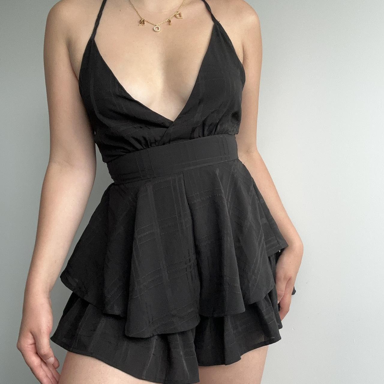 Princess Polly Women's Black Dress Depop