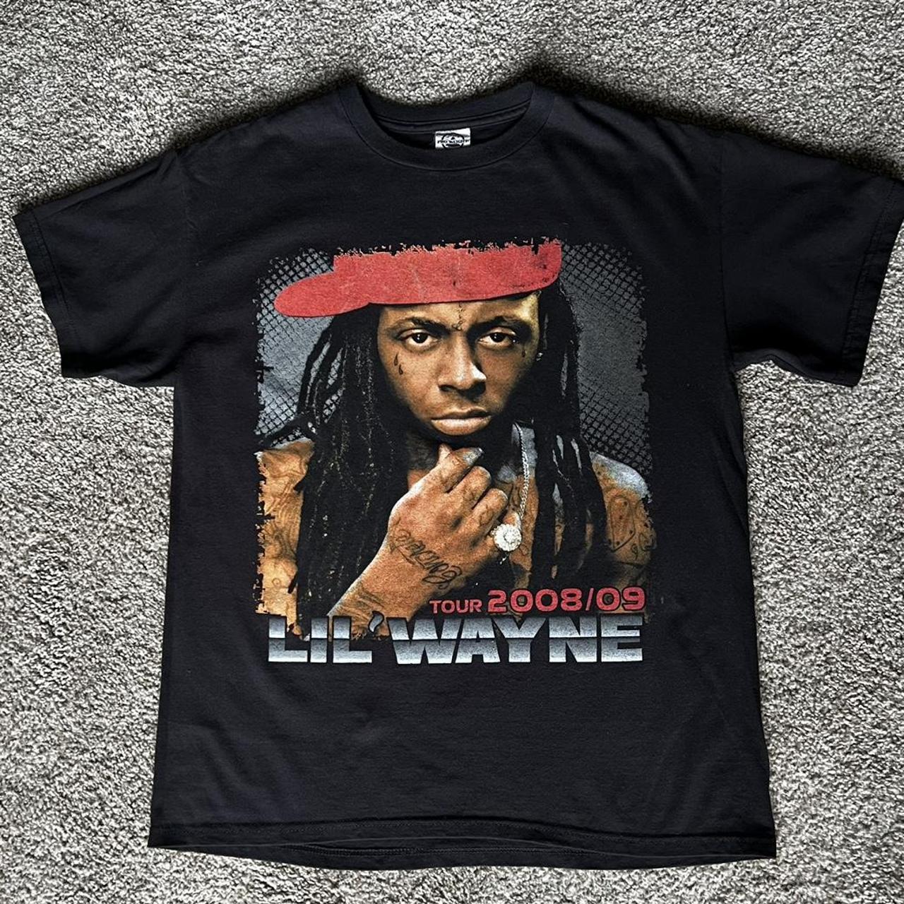 Vintage Rap Tee Lil Wayne Tour Tee - still in great... - Depop