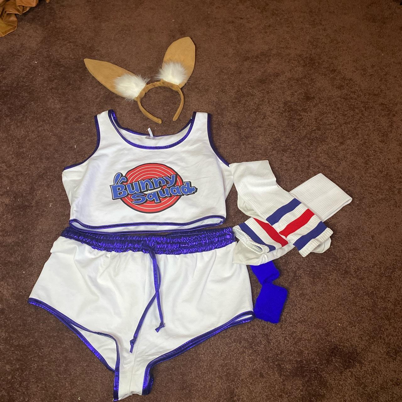 lola bunny costume size: L/XL wore once comes with... - Depop