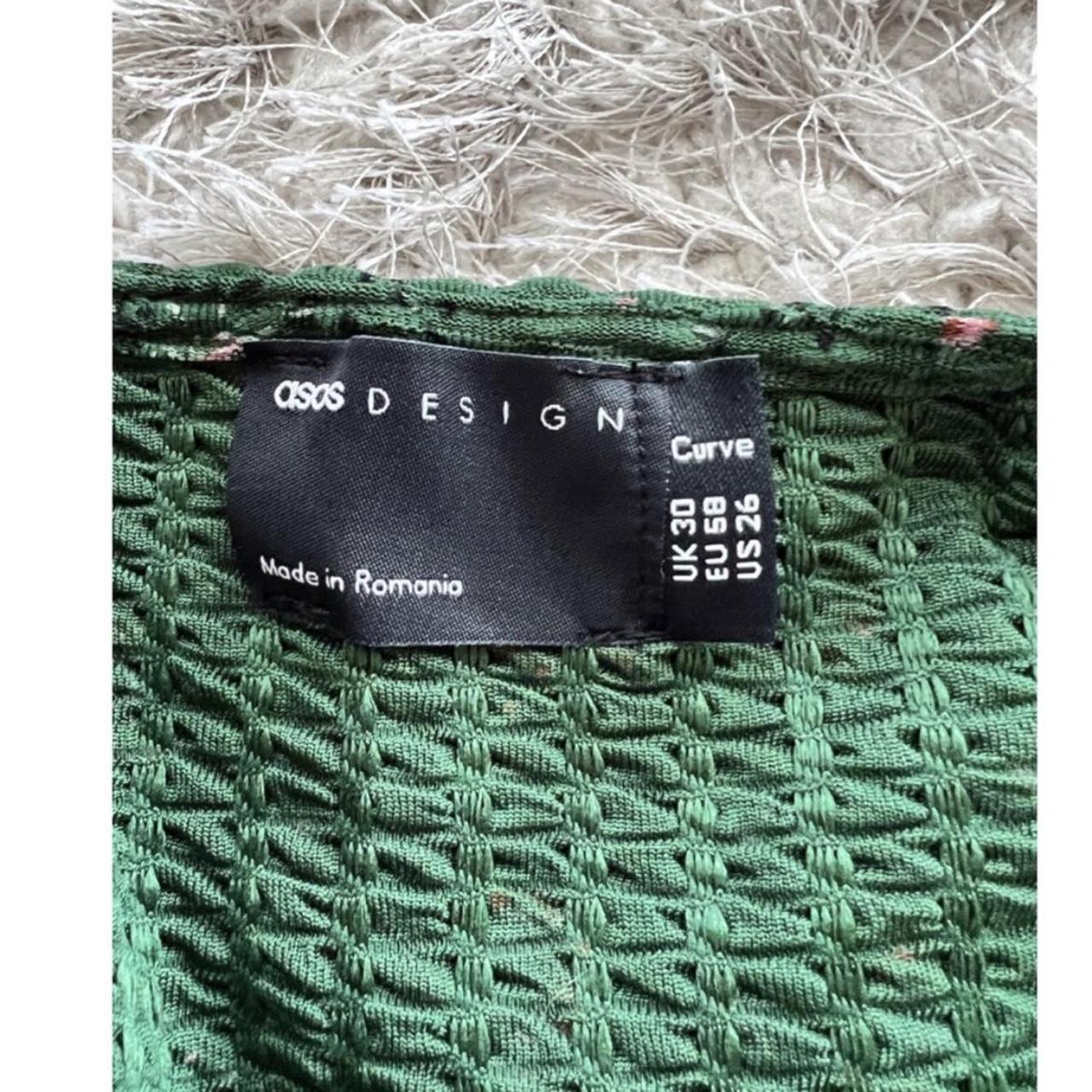 ASOS Curve Women's Green Dress (3)